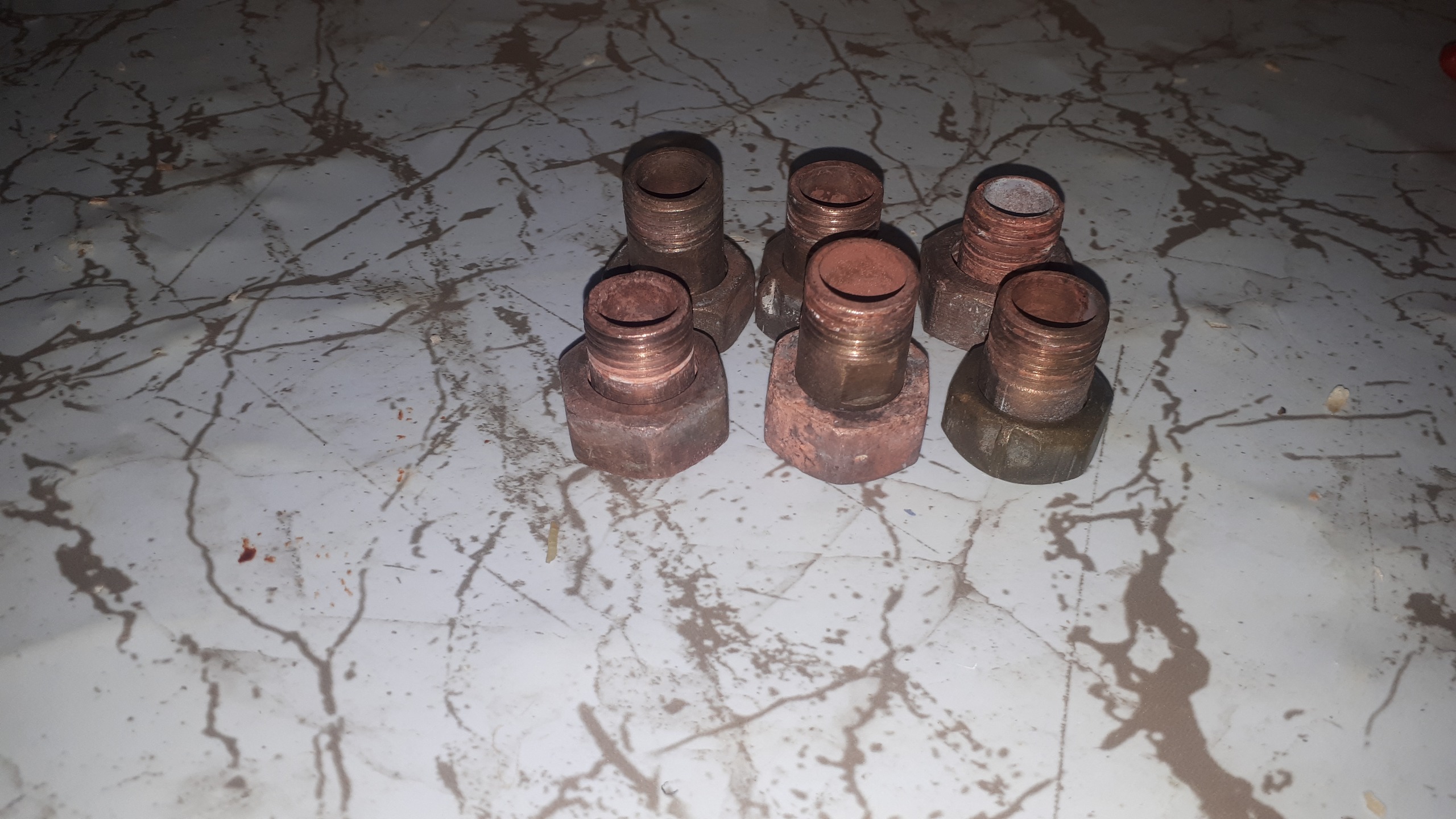 6عدد مهره ماسوره کنتور اب