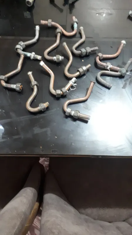 لوله مسی آبگرمکن دیواری