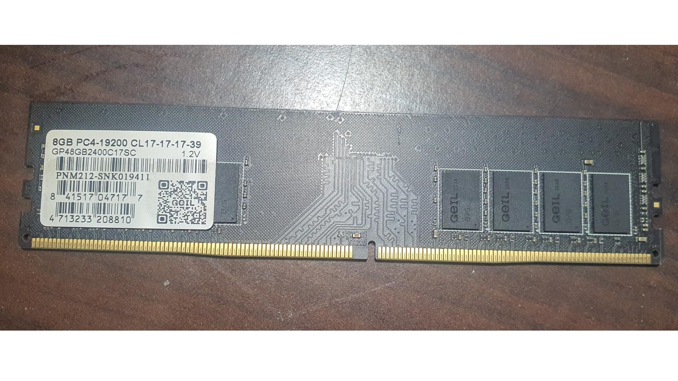 رم جیل 8 گیگ DDR4-2400