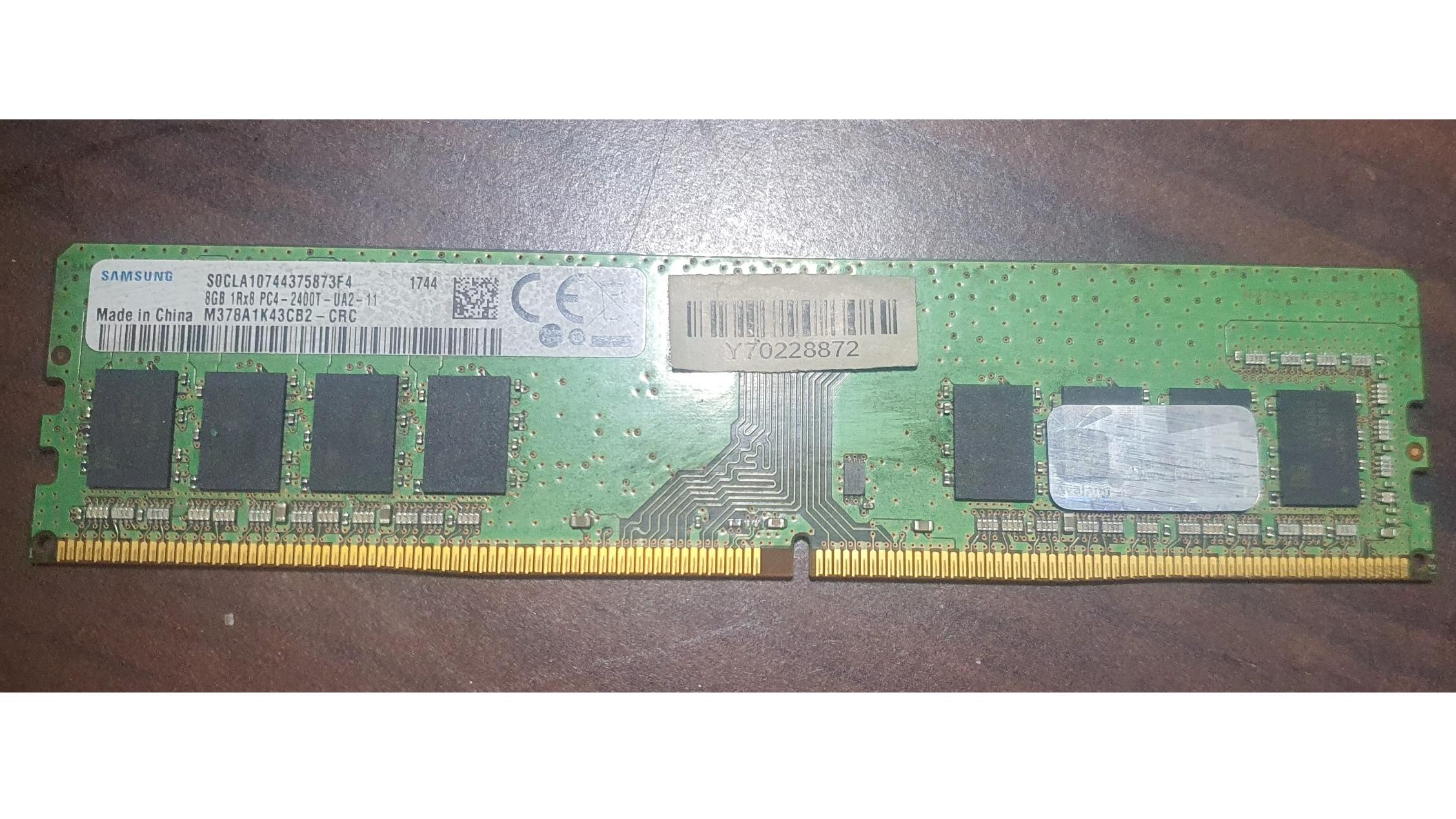 رم سامسونگ 8 گیگ DDR4-2400