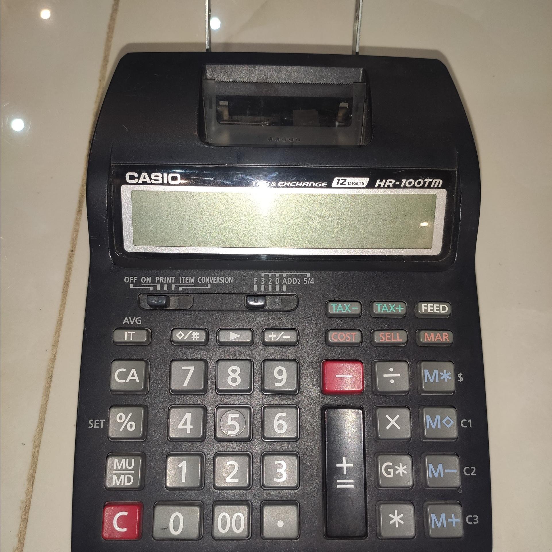 ماشین حساب پرینتردار اصل ژاپن