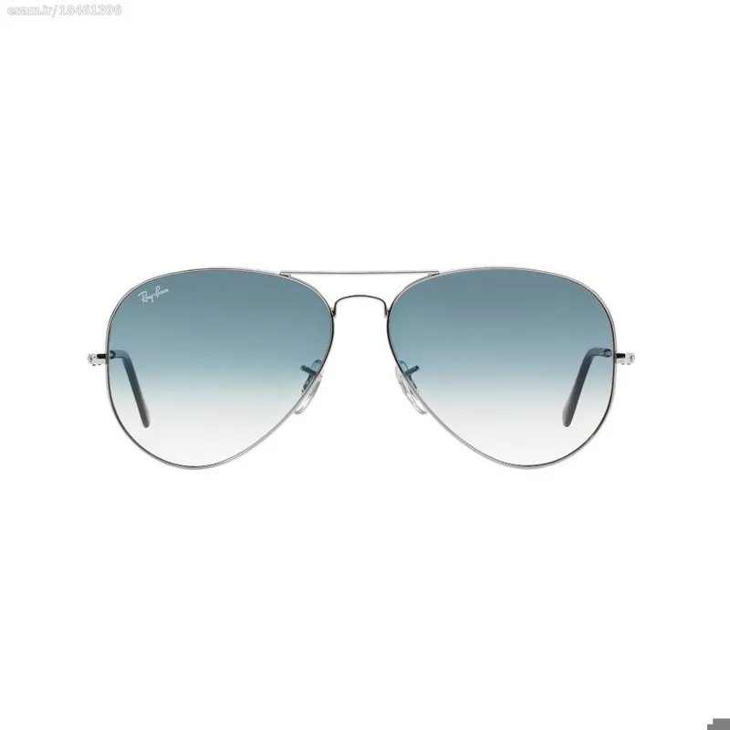 عینک آفتاب خلبانی ری بن Rayban آبی گرادیان