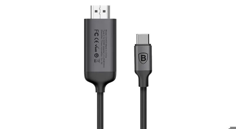 کابل تبدیل USB-C به HDMI باسئوس مدل GM40D