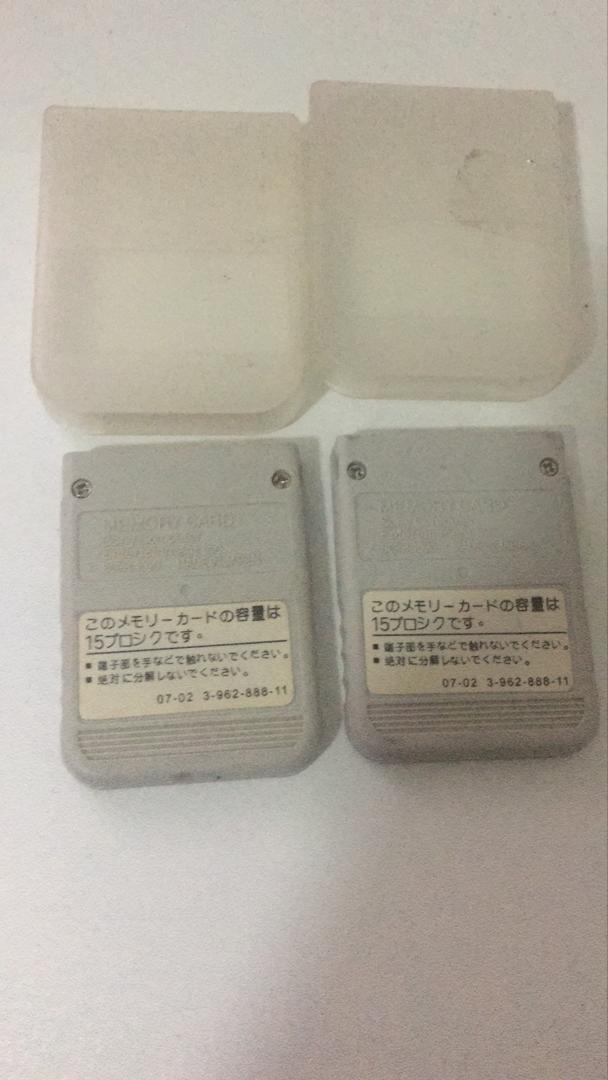 دو عدد کارت مموری PS1 اصل