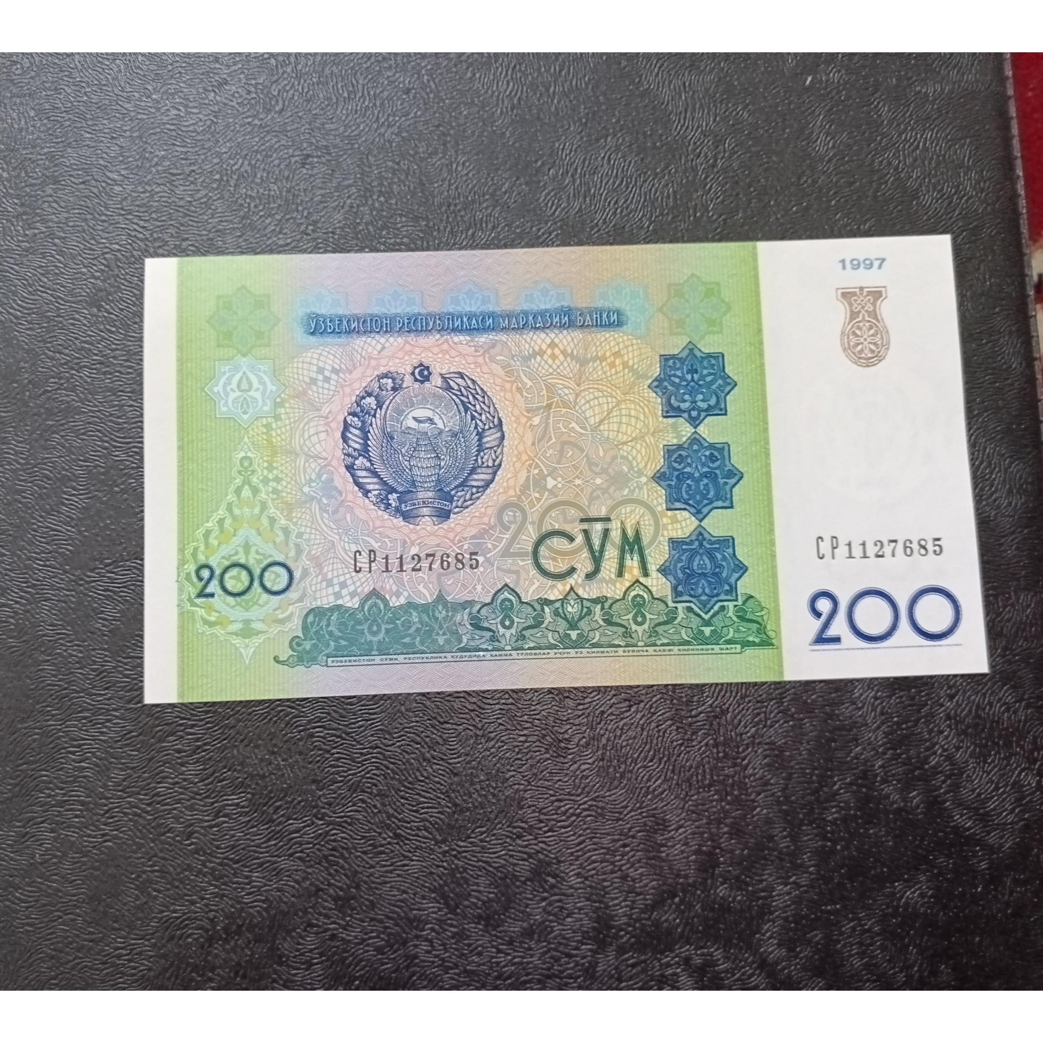 اسکناس200سوم ازبکستان ج