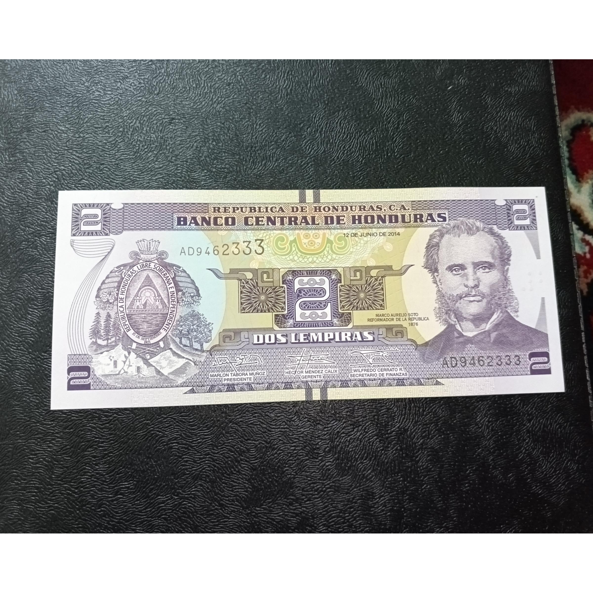 اسکناس2لیمپرا هندوراس بانکی