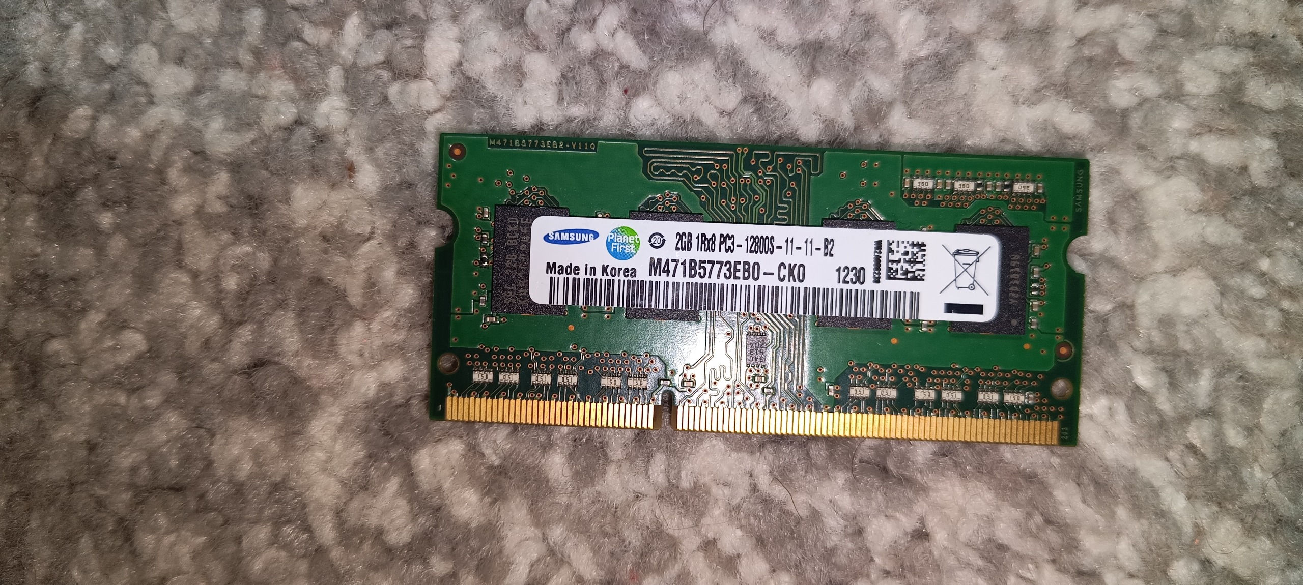 Ram 2gb-ddr3 12800s