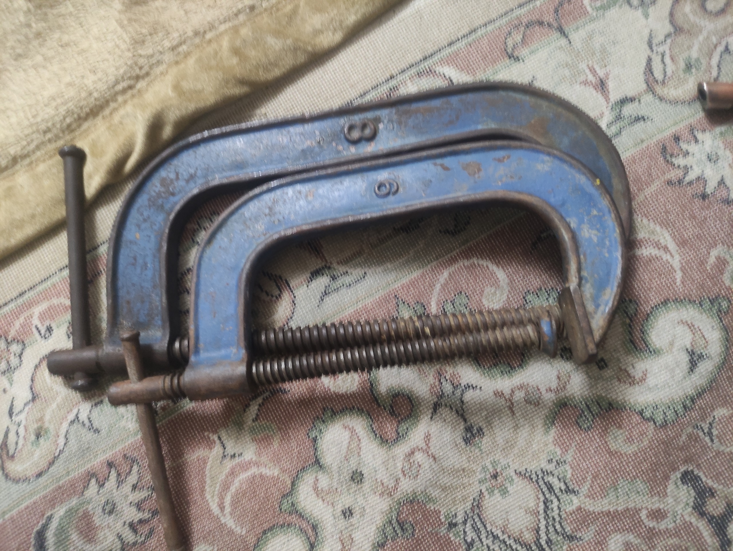 گیره دستی کلمپی اصل آلمان آنتیک کلکسیونی