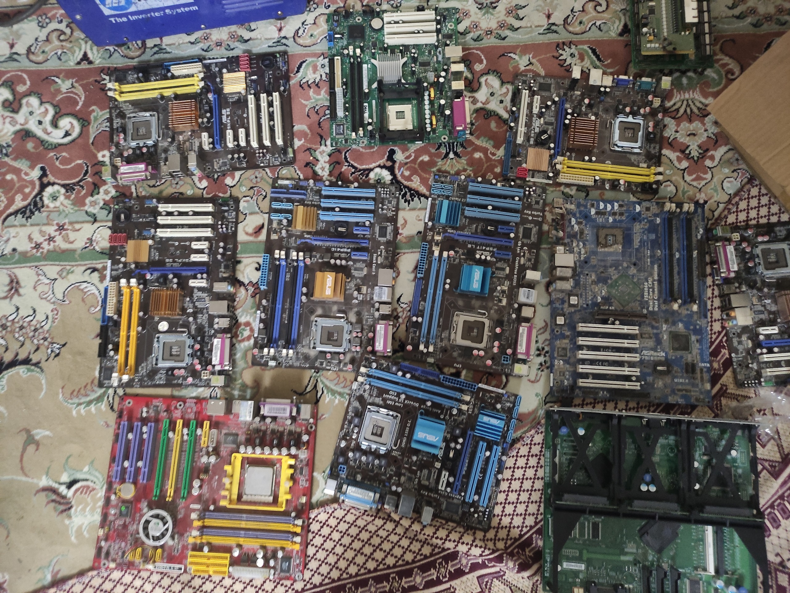 مادربرد رم سی پی یو هارد موس کیبرد سی دی رام پاور