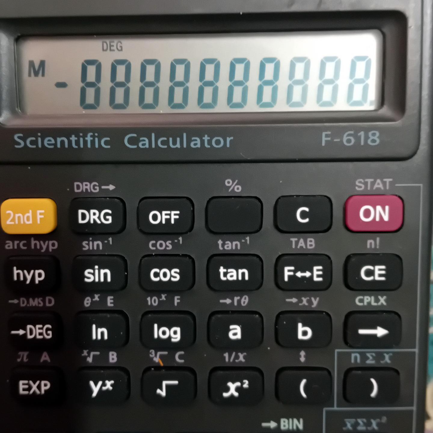 ماشین حساب مهندسی کاتیگا کد F-618