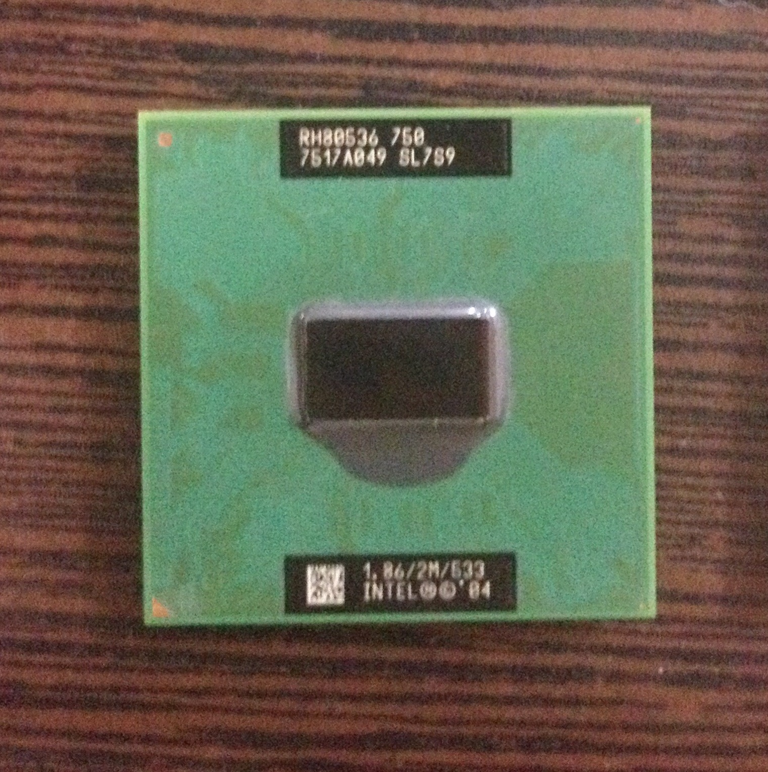 سی پی یو لپ تاپ Intel Pentium M 750 (SL7S9)
