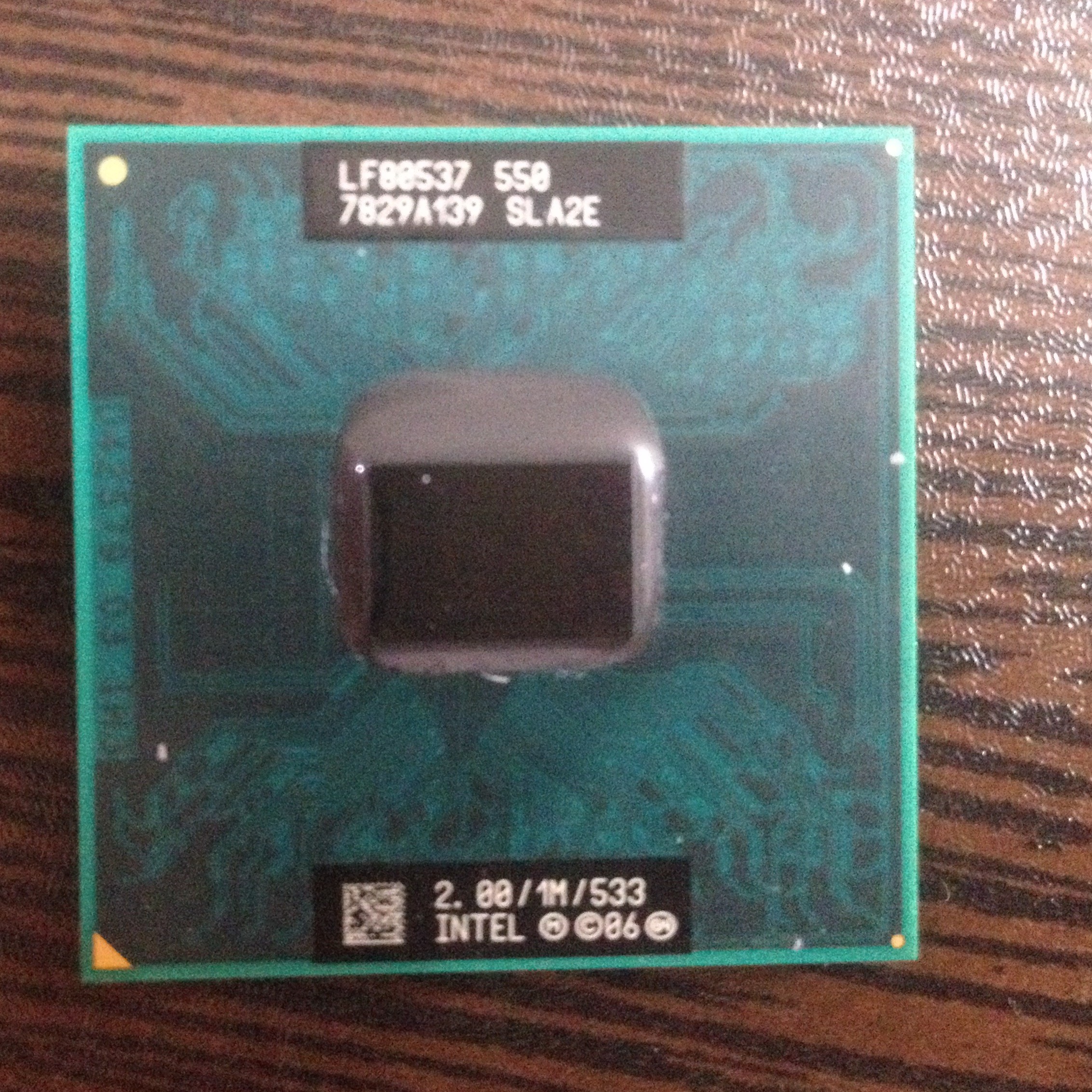 سی پی یو لپ تاپ Intel Celeron M 550 (SLA2E)