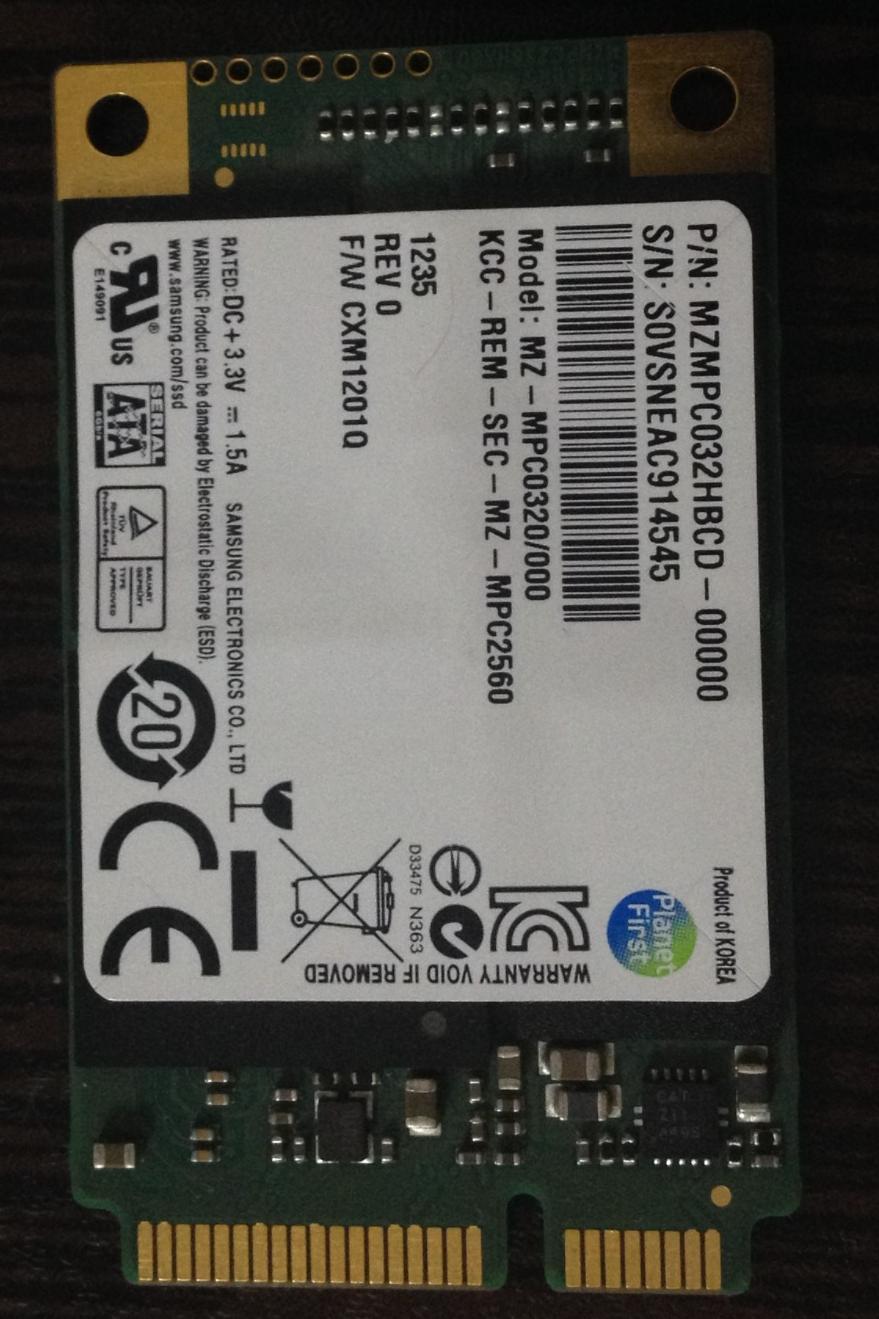 هارد لپ تاپ SAMSUNG SSD 32 G MSATA