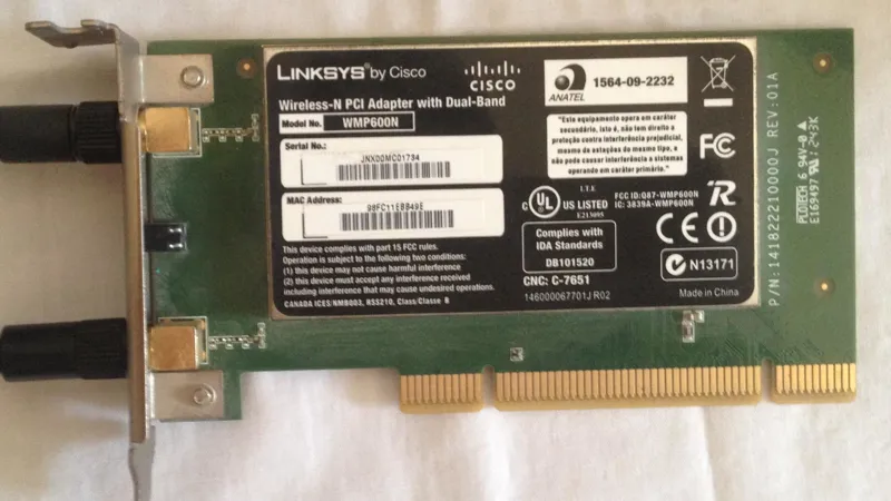 کارت شبکه وایرلس Linksys WMP600N