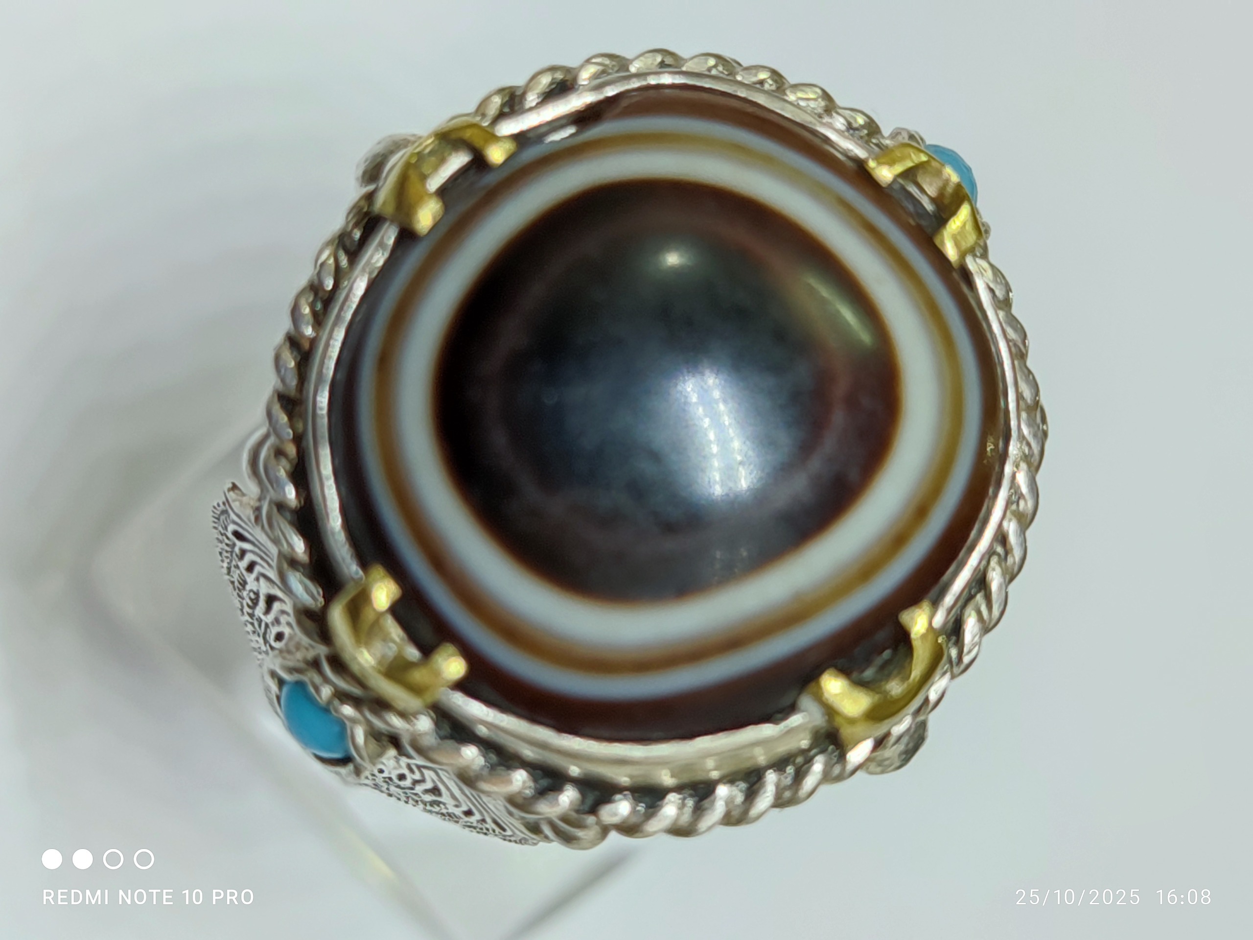 انگشتر سه پوست سلیمانی خیلی کهنه