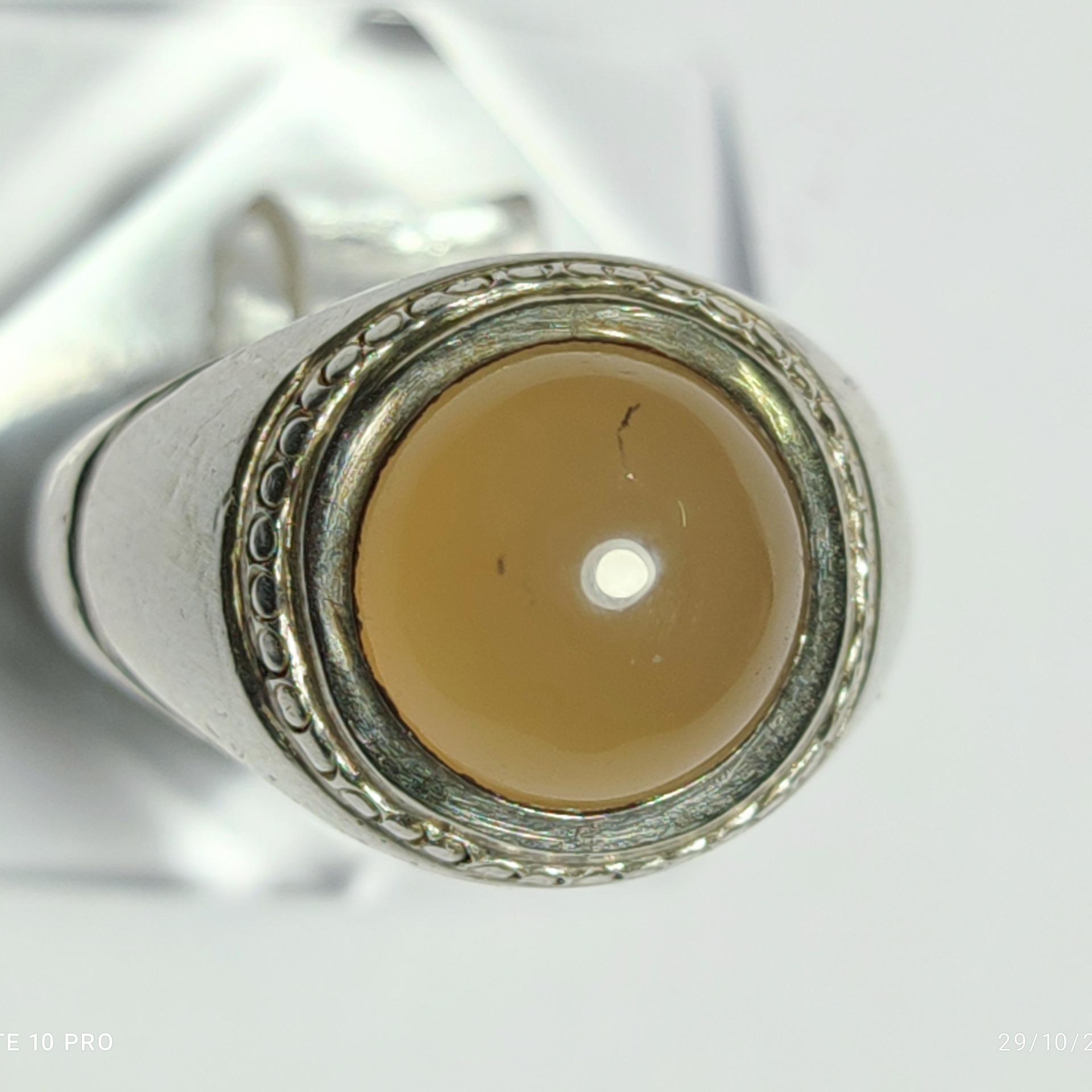 انگشتر عقیق جزع یمن