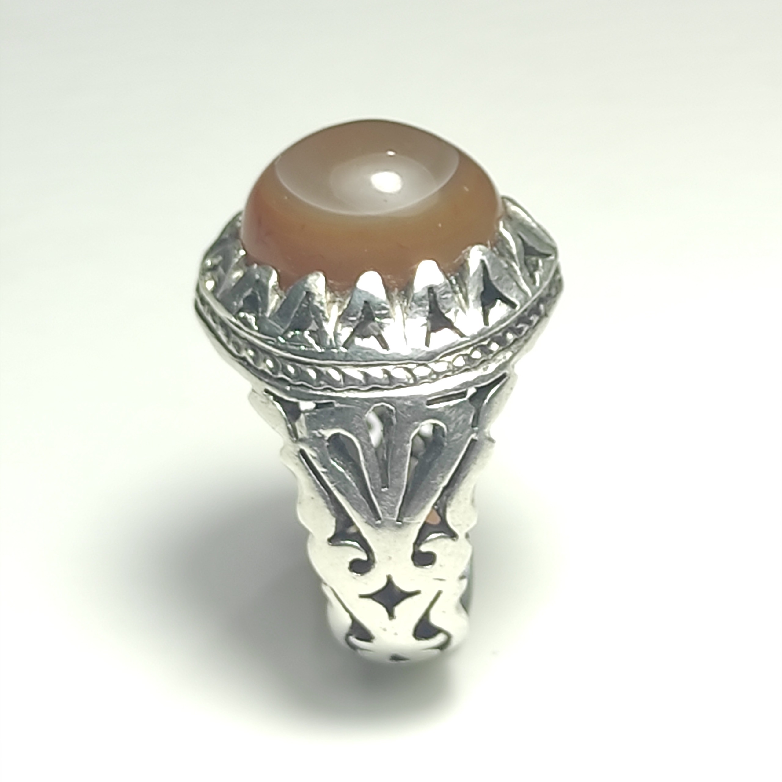 انگشتر جزع چشم یمنی