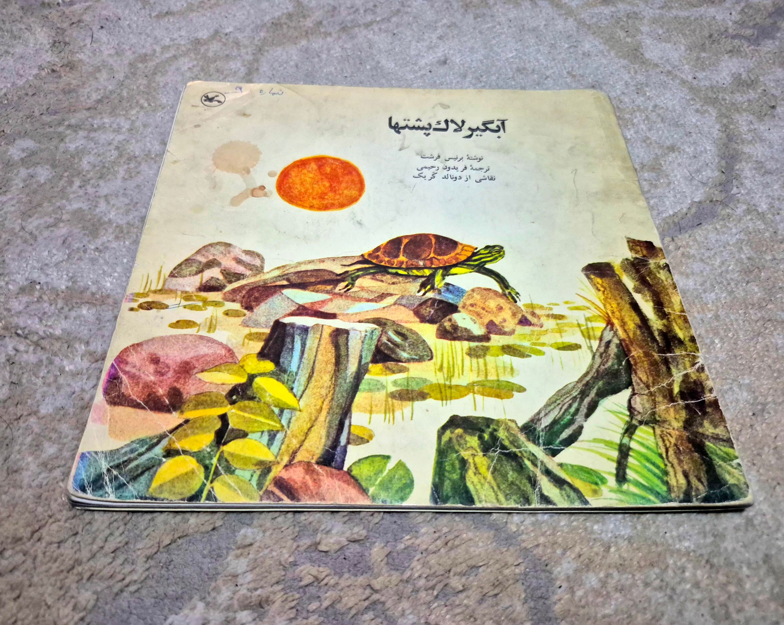 کتاب خاطره انگیز آبگیر لاکپشت ها
