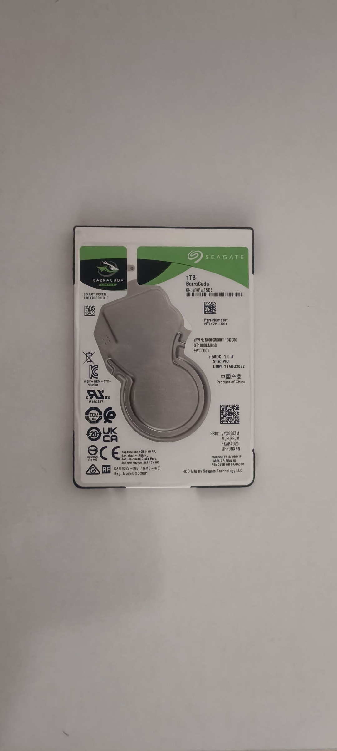 هارد لپ تاپ Seagate barracuda 1TB