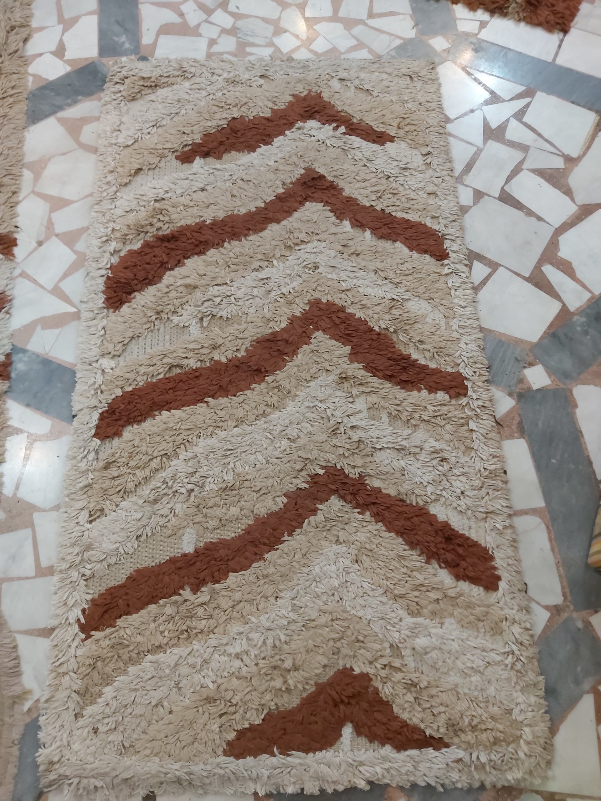 فرش فانتزی زیر پایی 152 در 78 سانتی