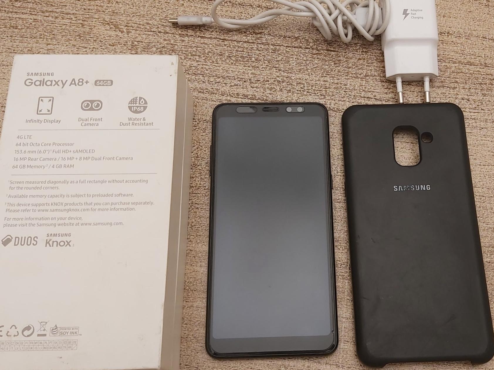 سامسونگ A8 پلاس 64 گیگ تمییز و سالم