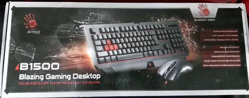 کیبورد و ماوس A4tech BLOODY B1500