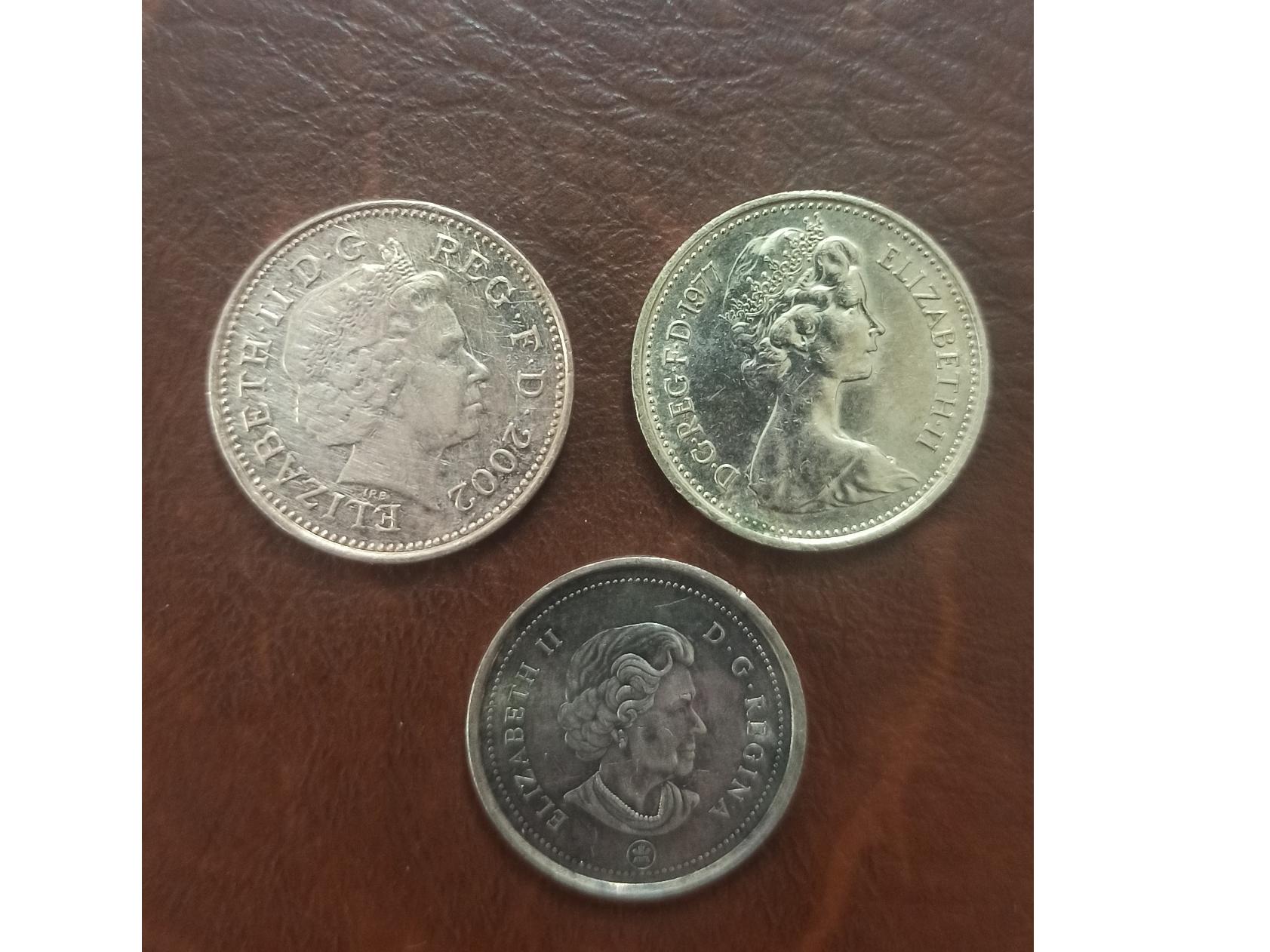 سه سکه ملکه الیزابت