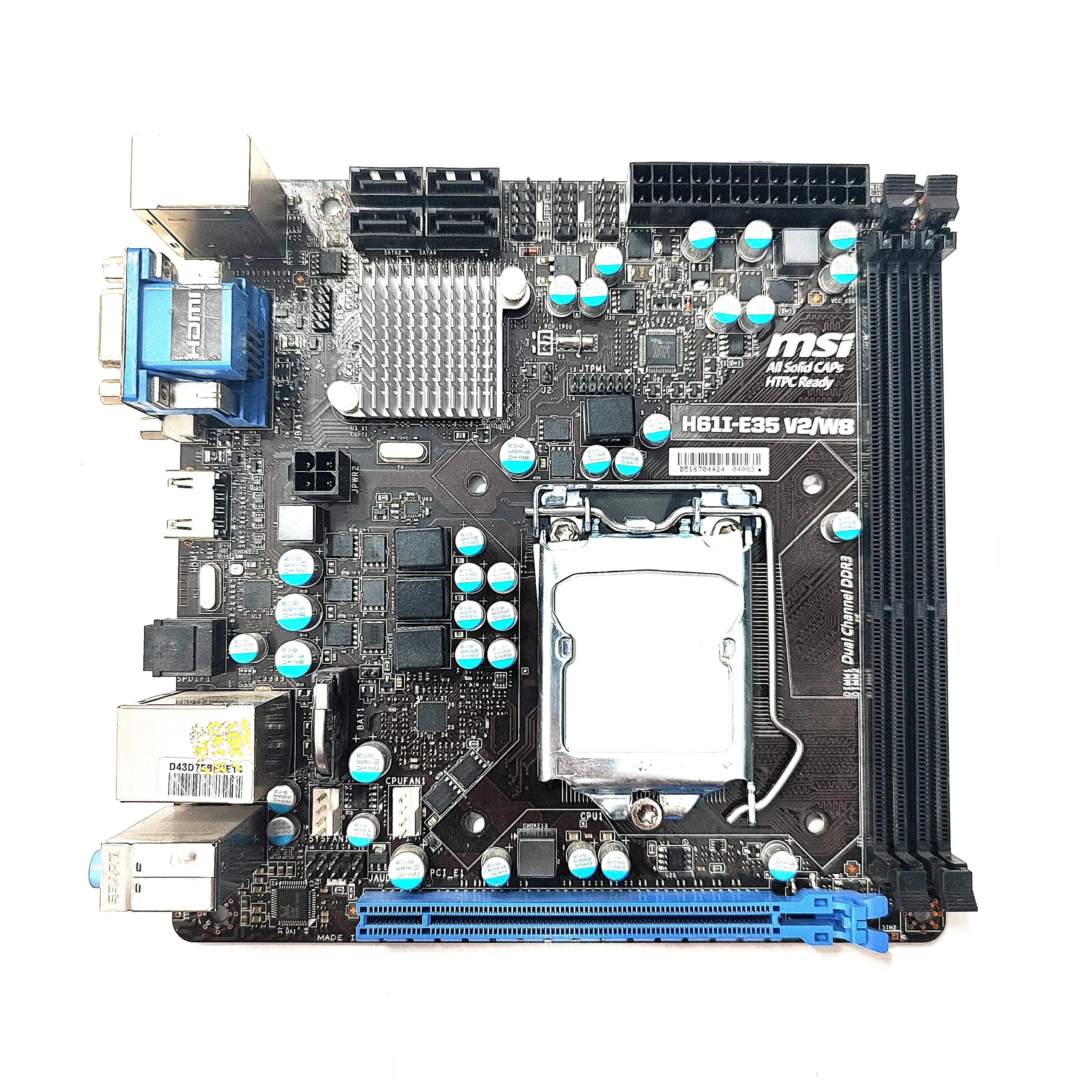 مادربرد msi مدل H61i-e35 E35/W8  (نسل دو و سه)