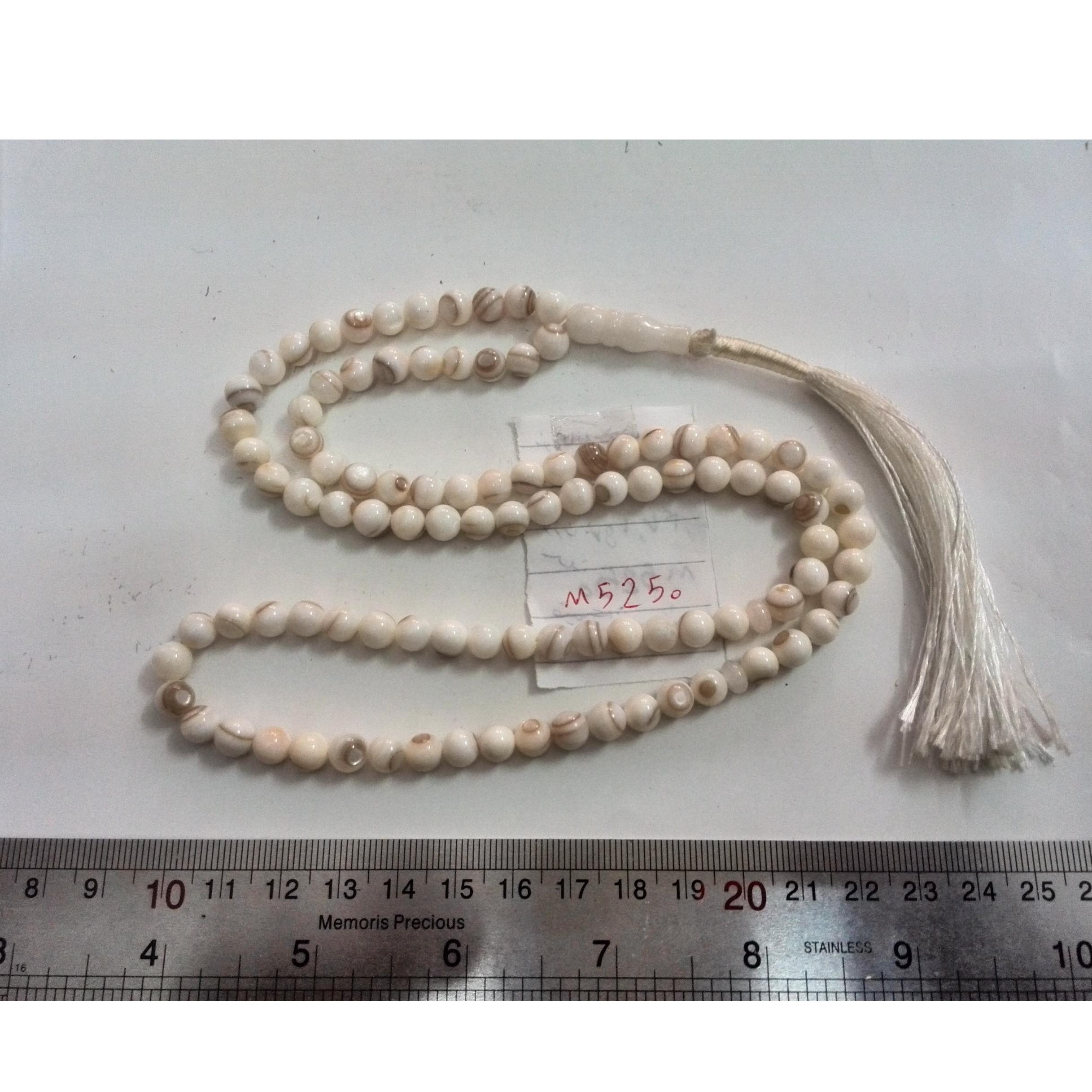 تسبیح سنگ صدف عالی(فروشگاه سیدمجرد)