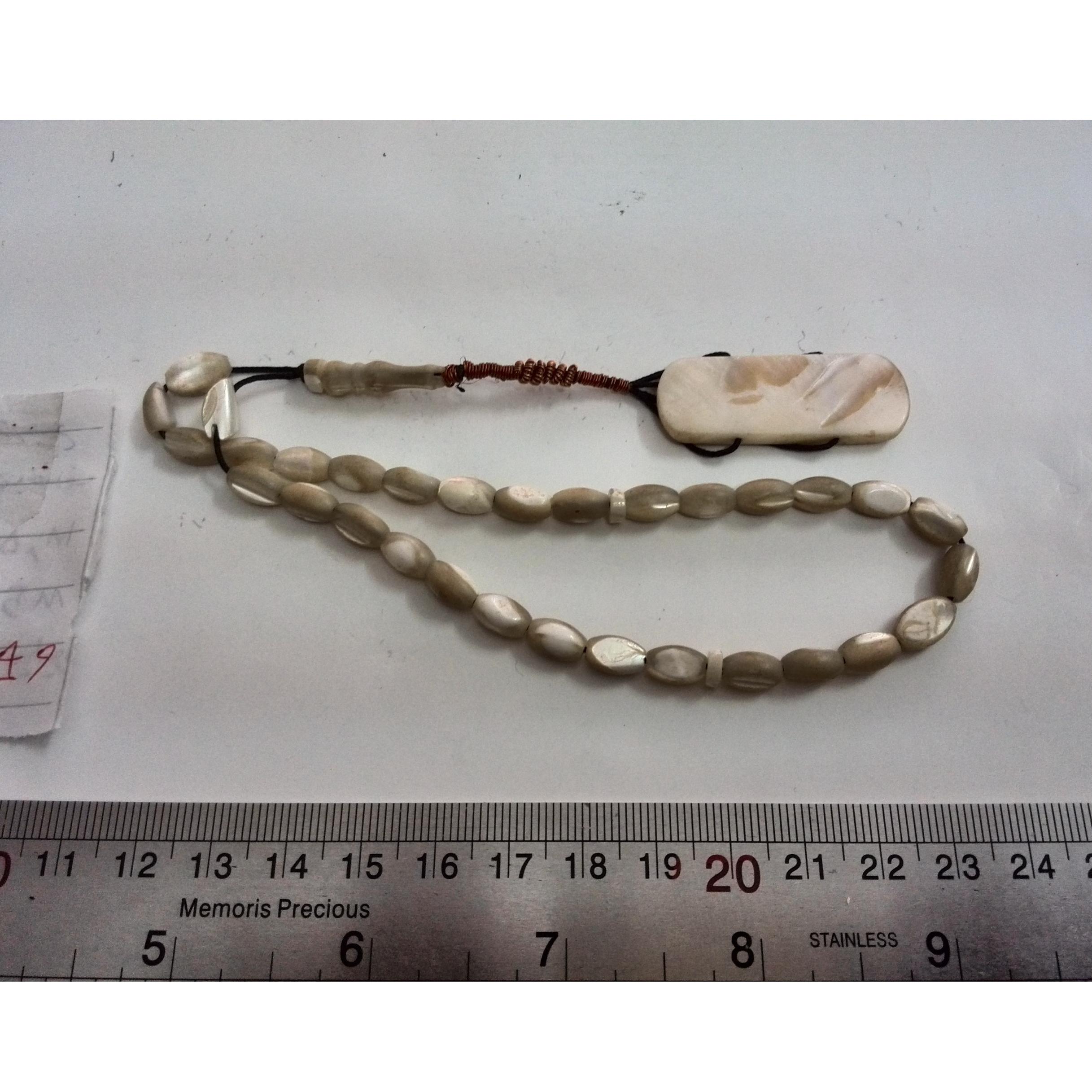 تسبیح سنگ صدف عالی(فروشگاه سیدمجرد)