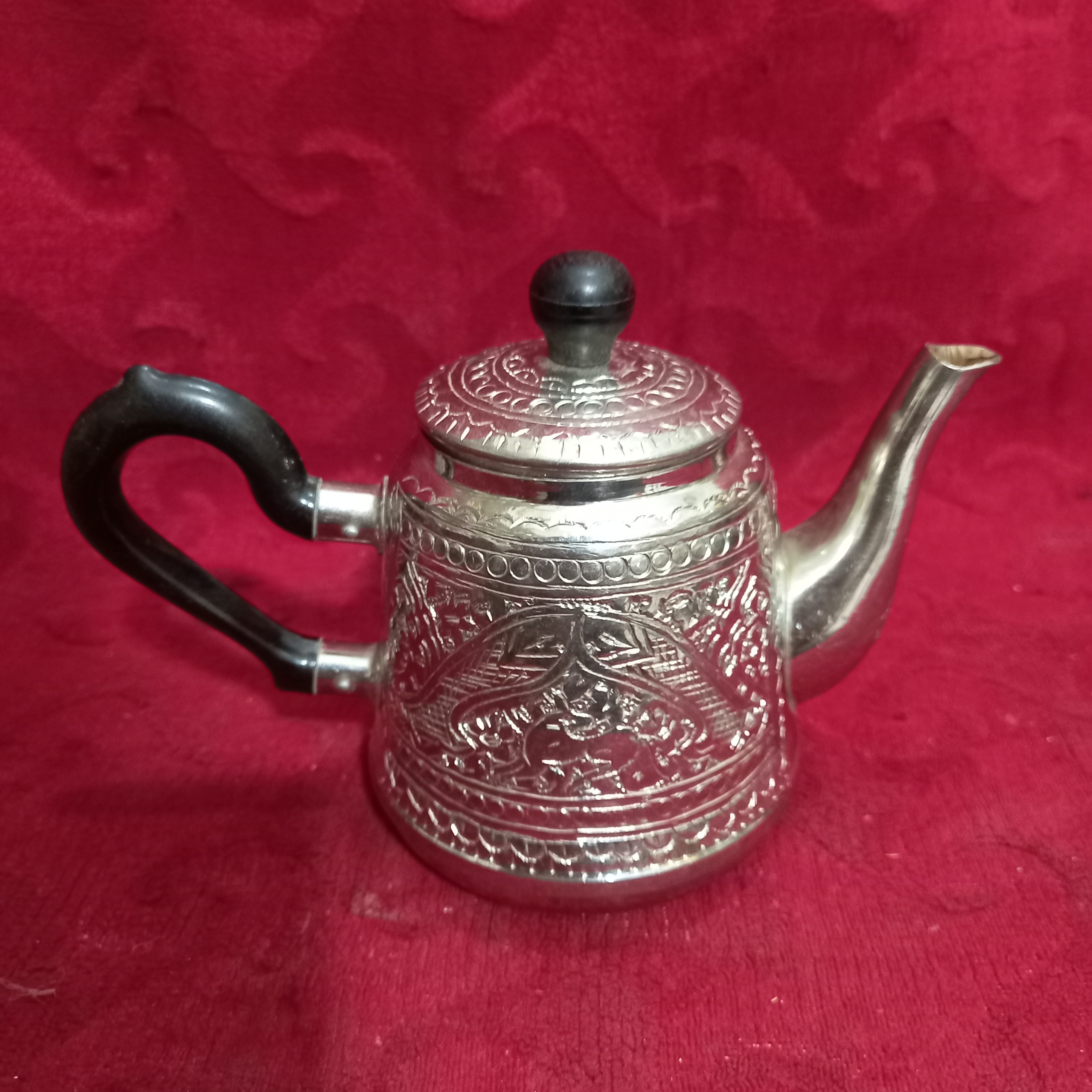 قوری برنجی تمامقلم بکر(روسی)قدیمی