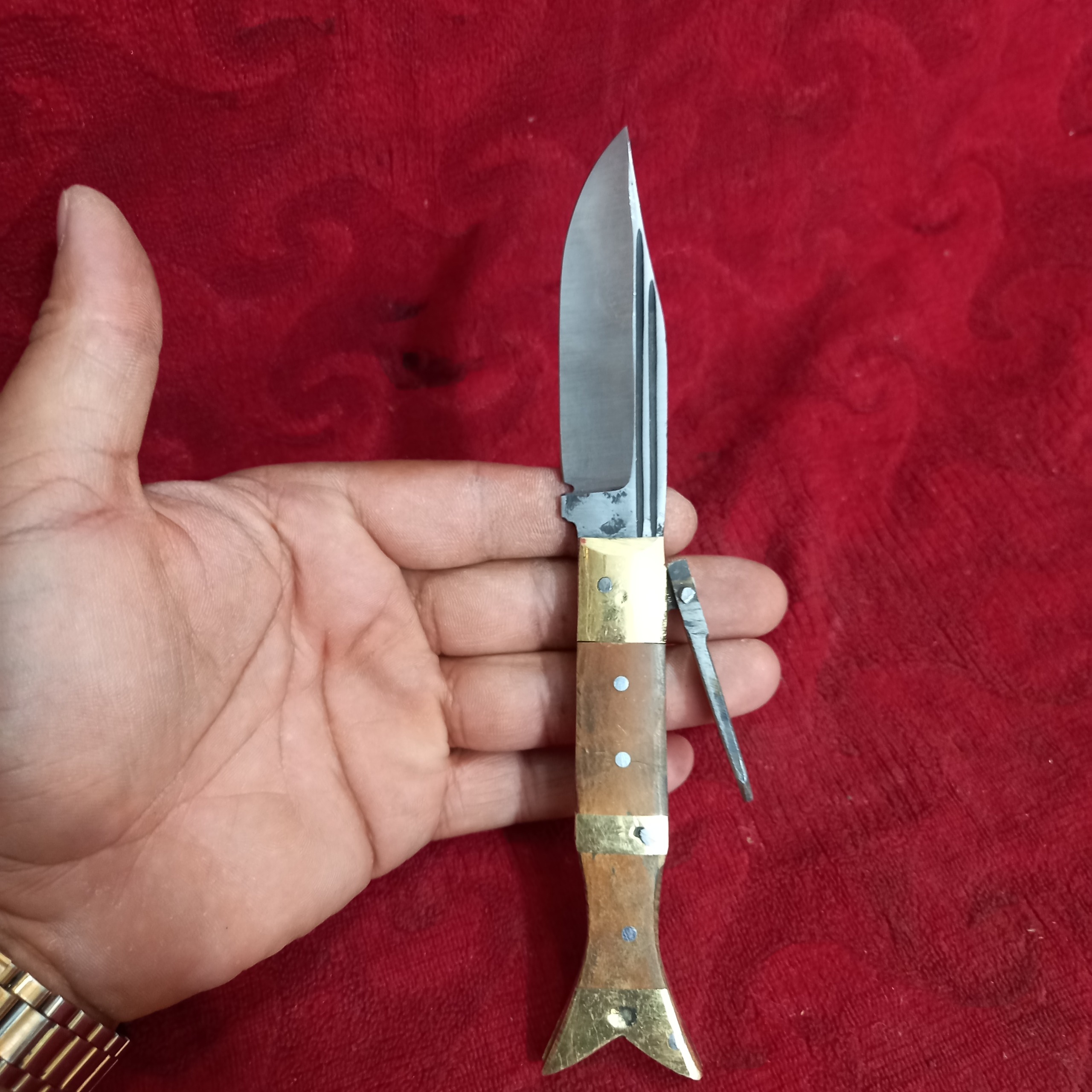 چاقو دنده ای دسته ماهی درجه یک
