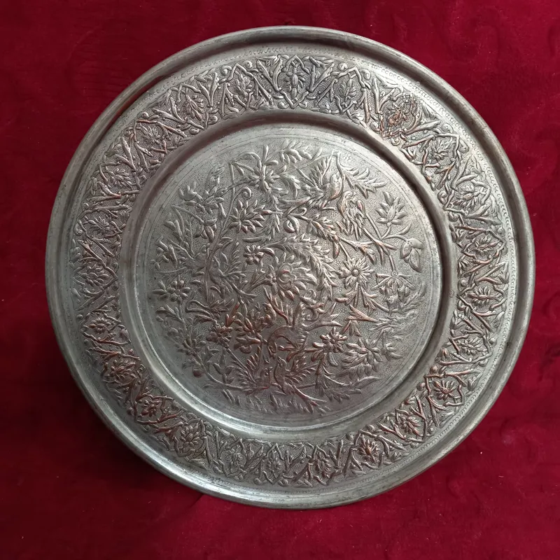 دیوارکوب مسی قطر30سانت بکر،جوندار قدیمی