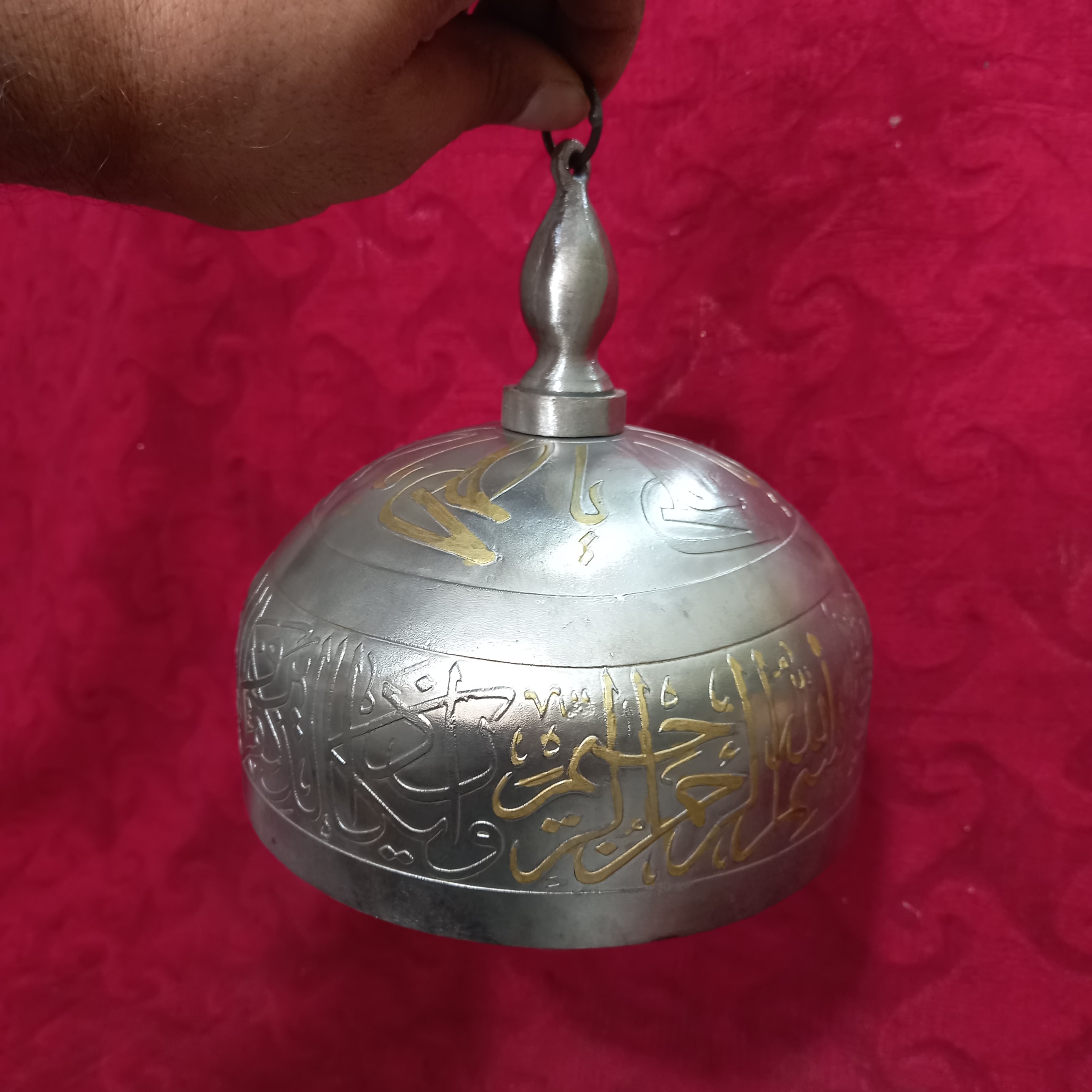 زنگ زورخانه دواتگری شده زیبا فولاد خوش صدا