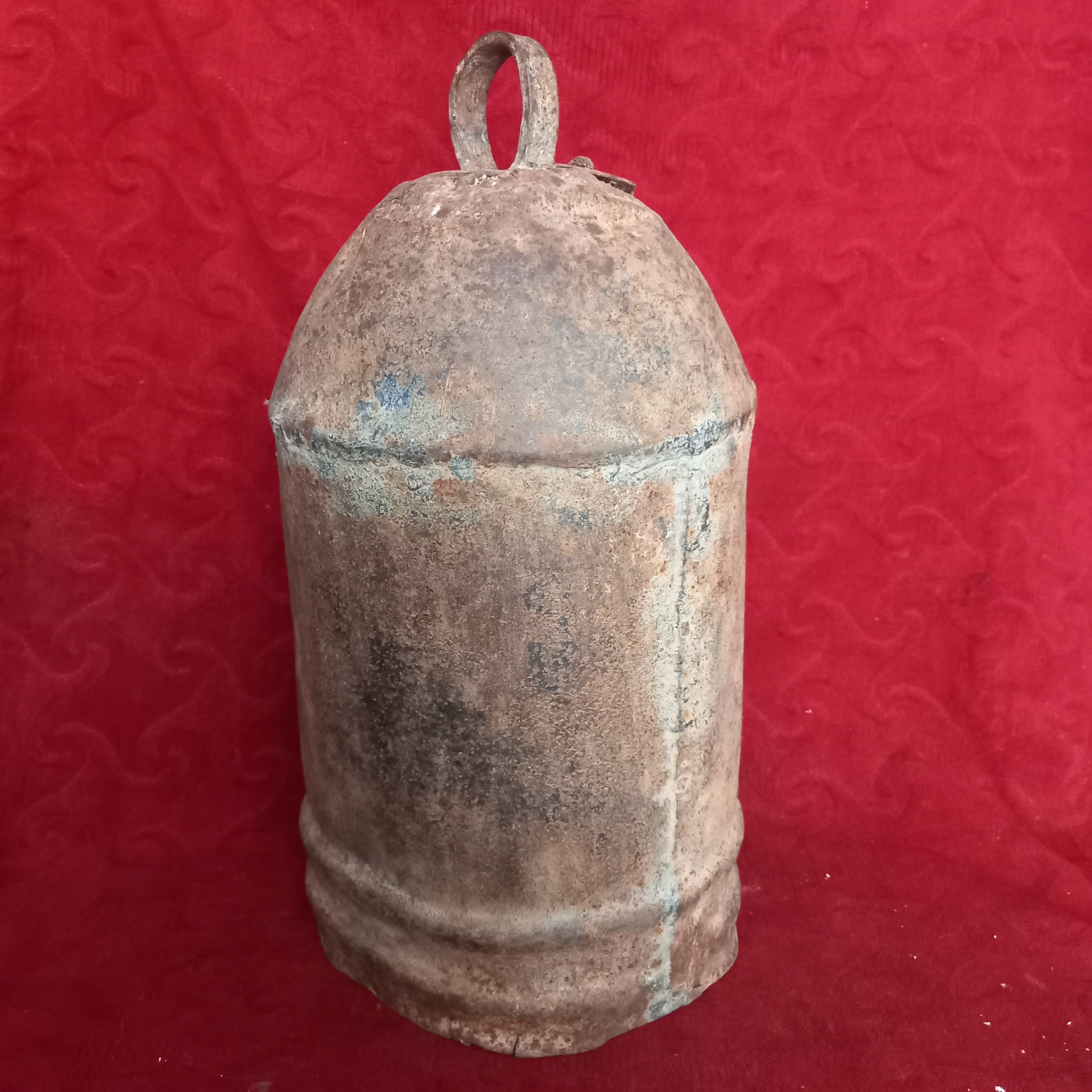 گاو زنگ شتری بزرگ فولاد45سانت قاجاری