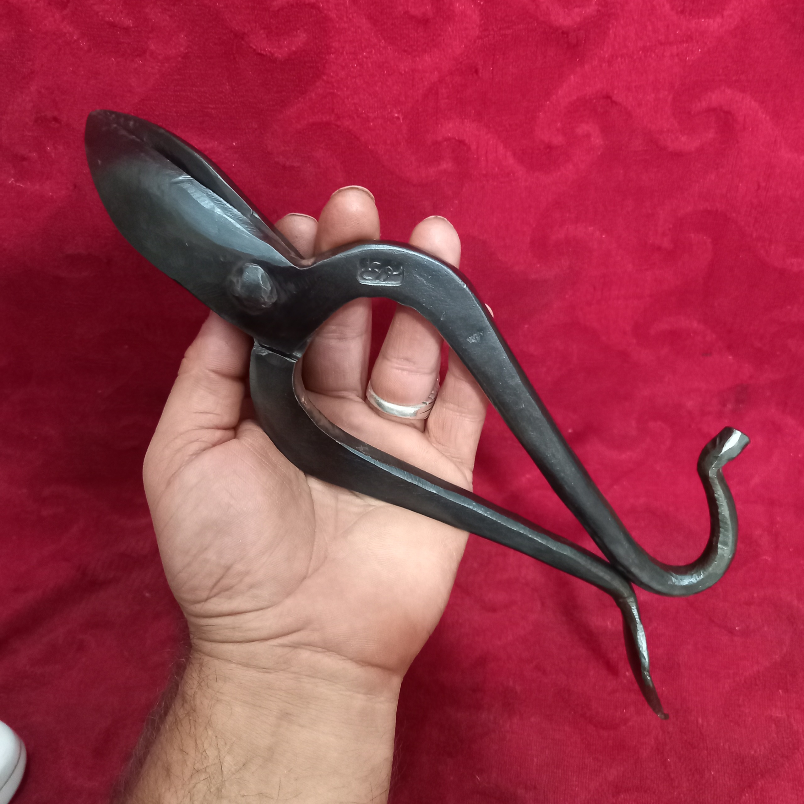 قیچی حلب بری گردبر فولاد عمدار بکرقاجاری