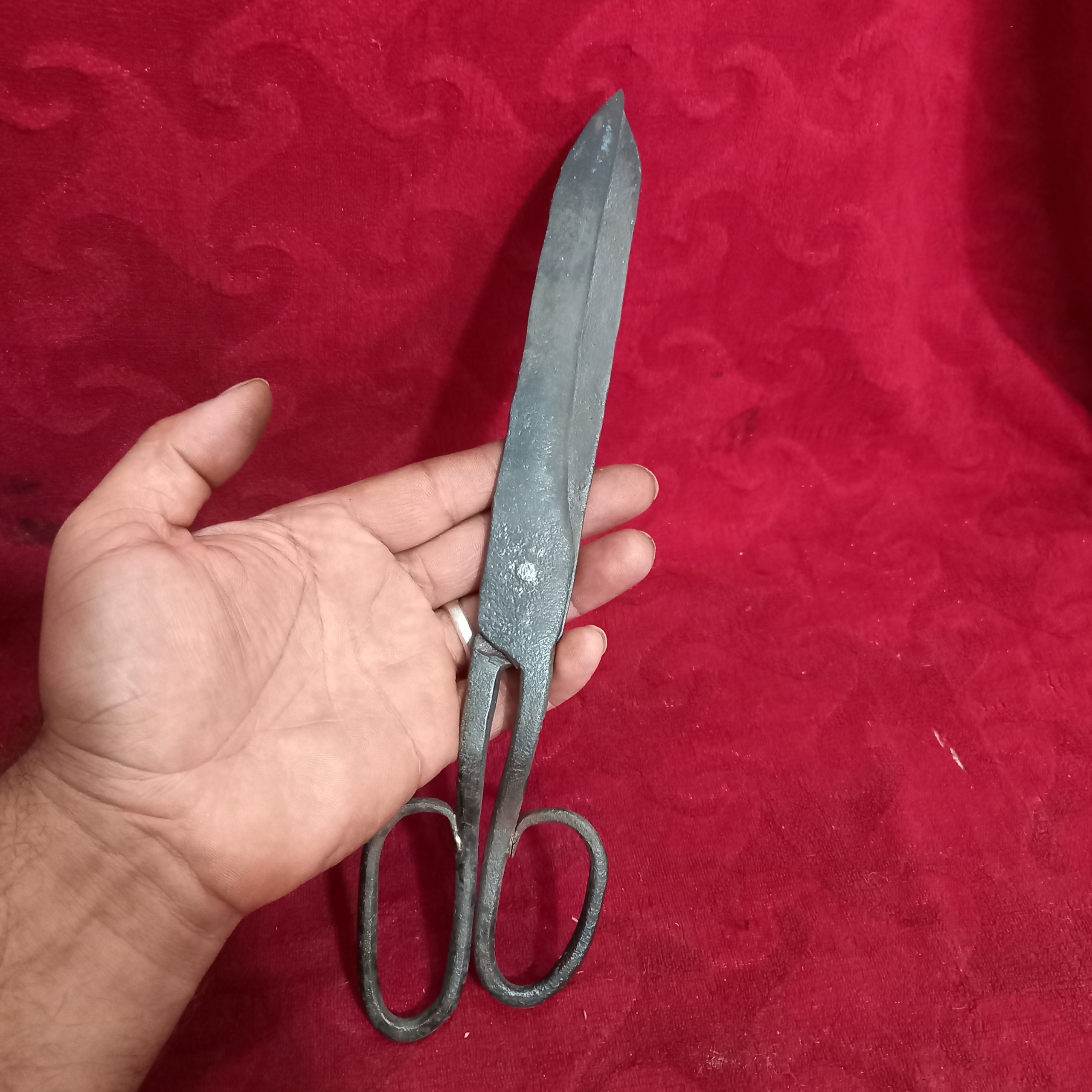 قیچی بزرگ فولاد قاجاری