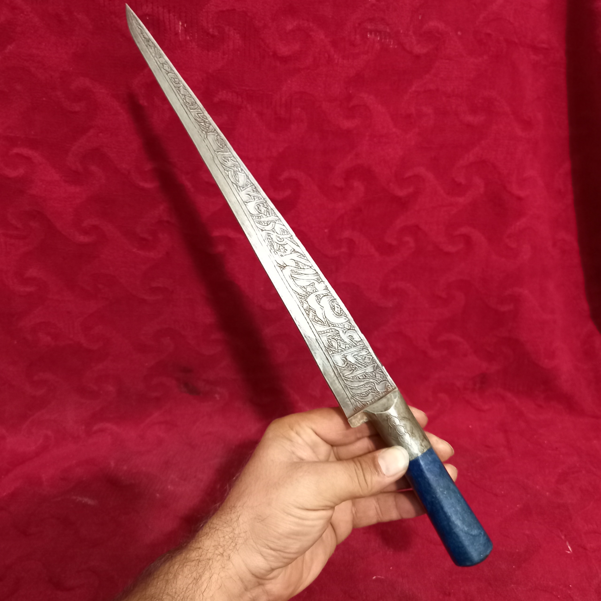 شترکش زیبا تمامقلم شعردار،دسته سنگ لاجورد