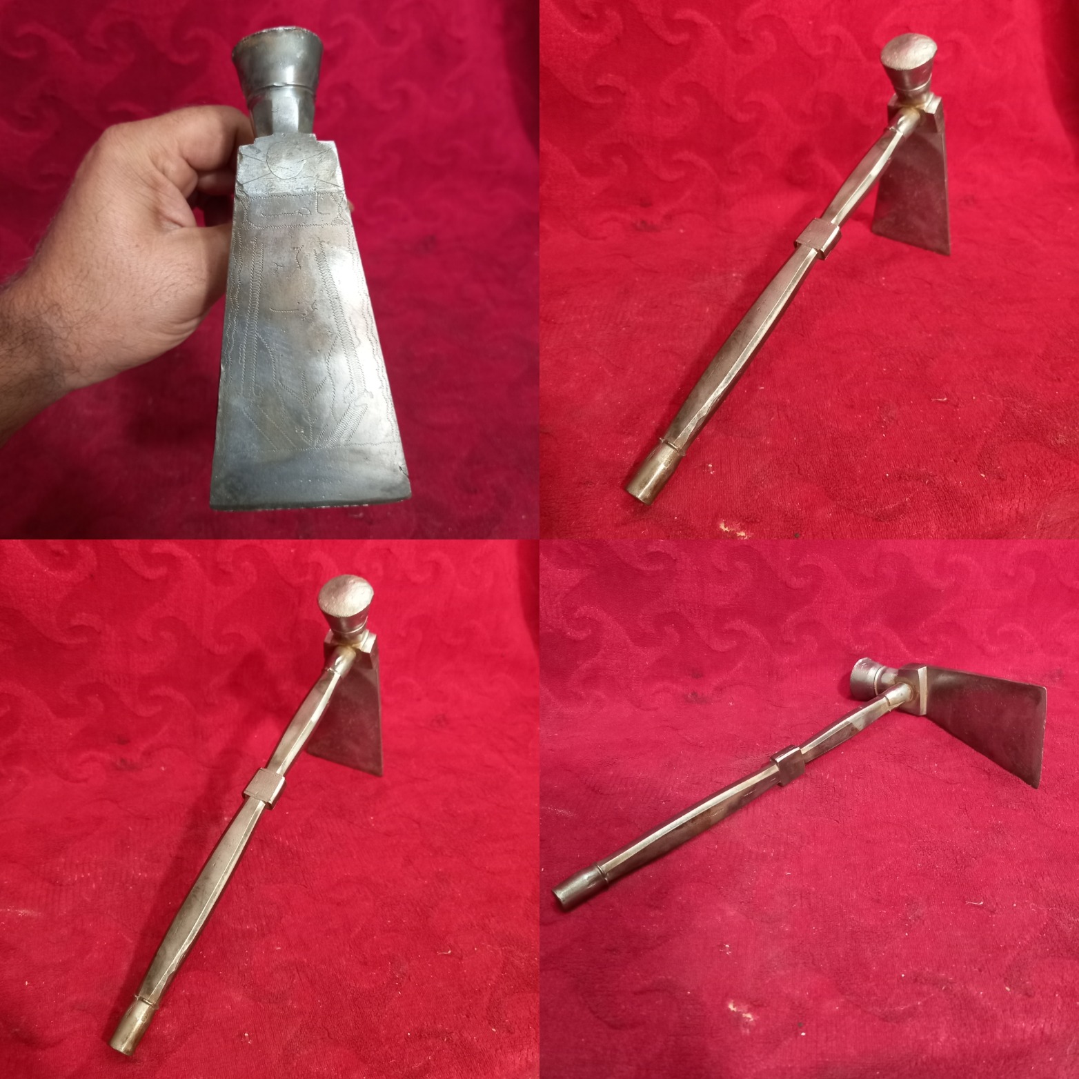 قندشکن فولاد تراشدار،عملدار،نقشدار بکرقاجاری