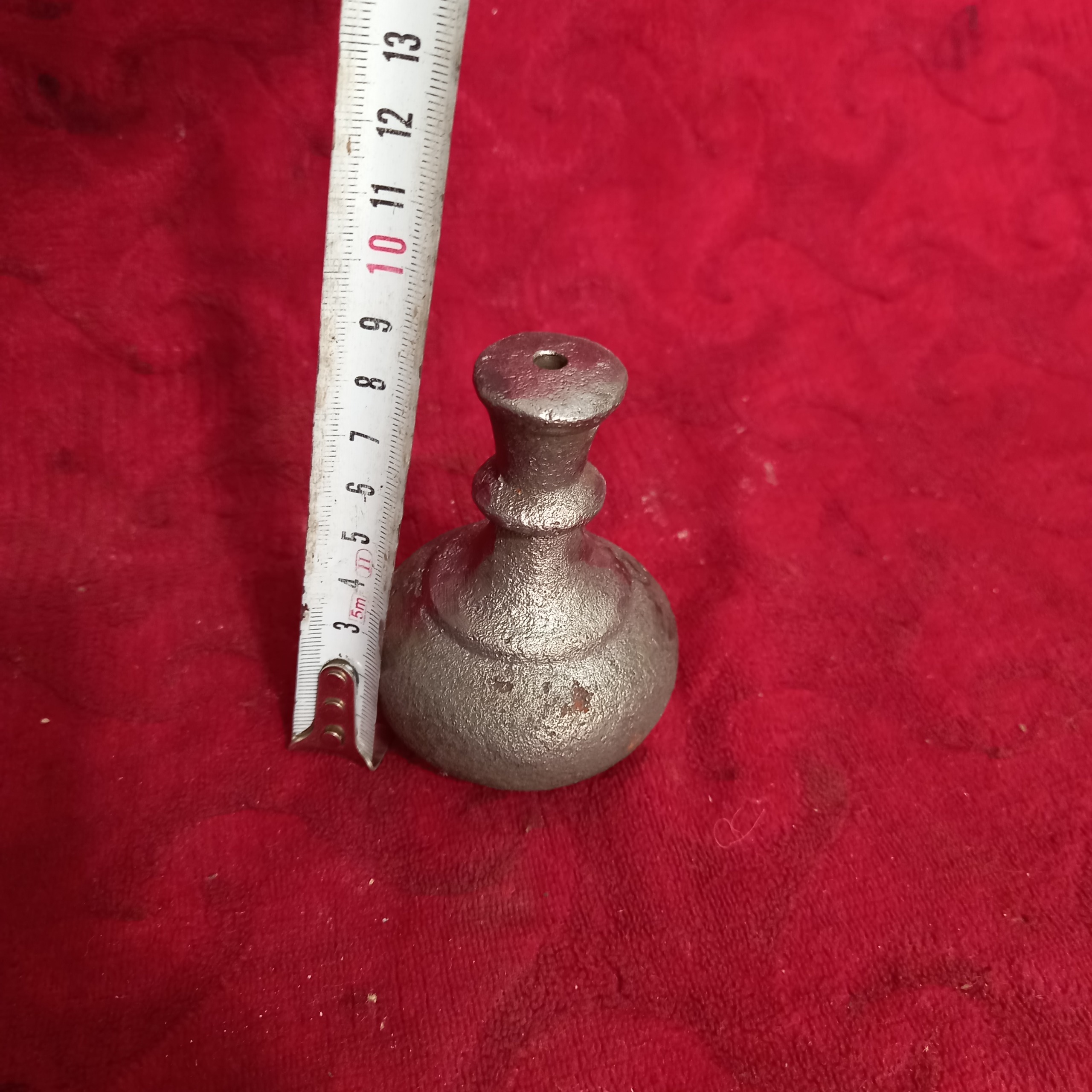 شاقول بناییگلابی کهنه فولاد قاجاری