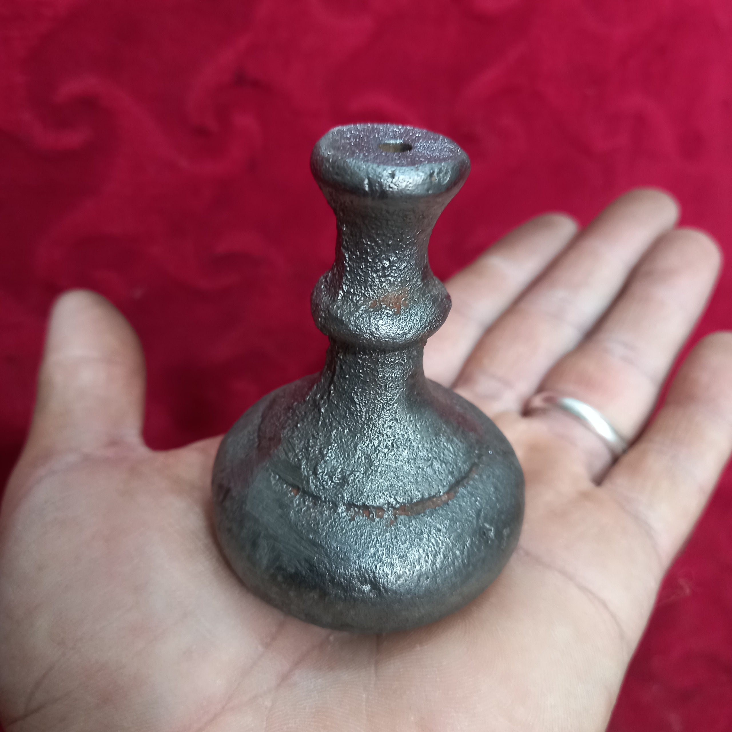 شاقول بناییگلابی 8سانت قاجاری