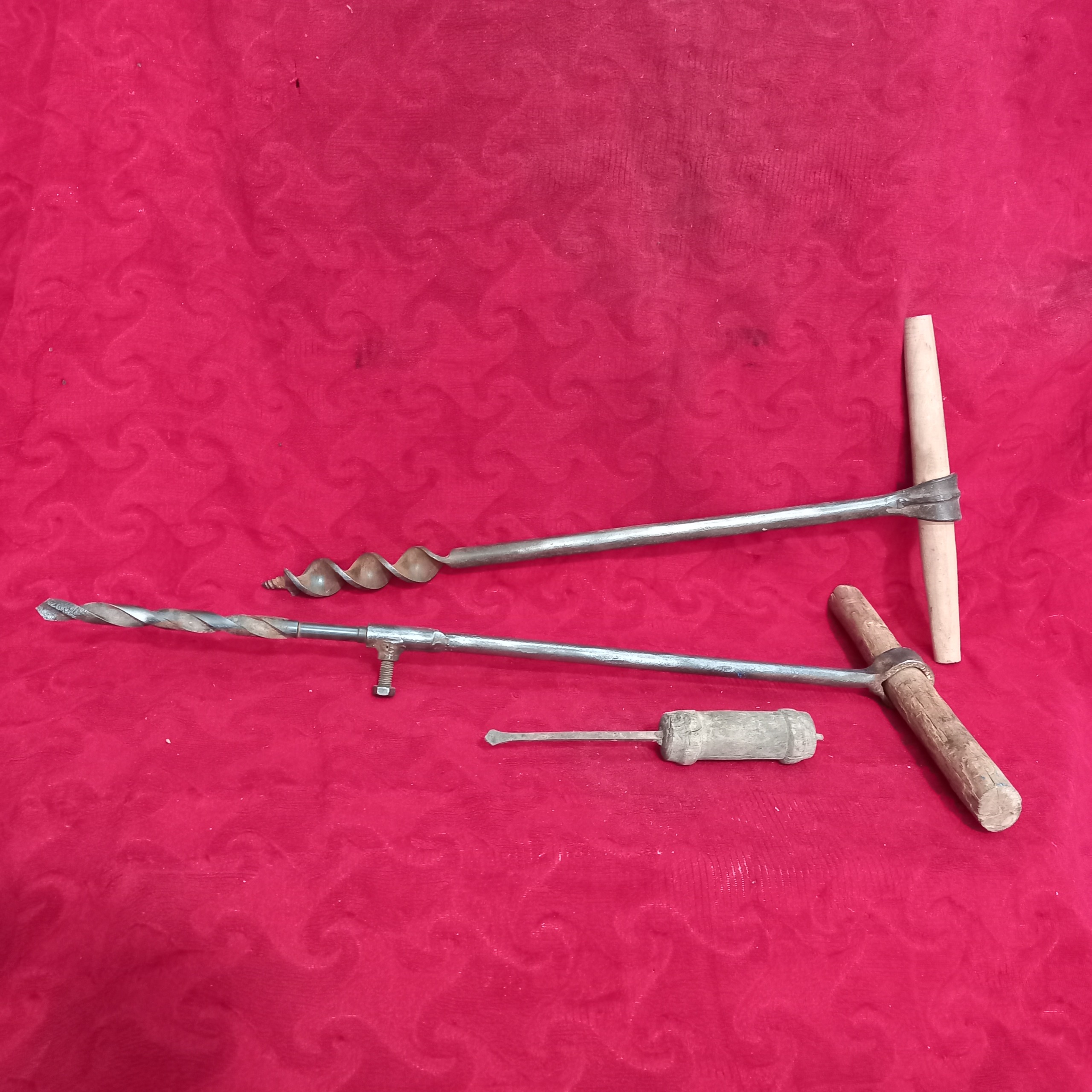 جفت دریل دستی وپرما فولاد،تماما قدیمی