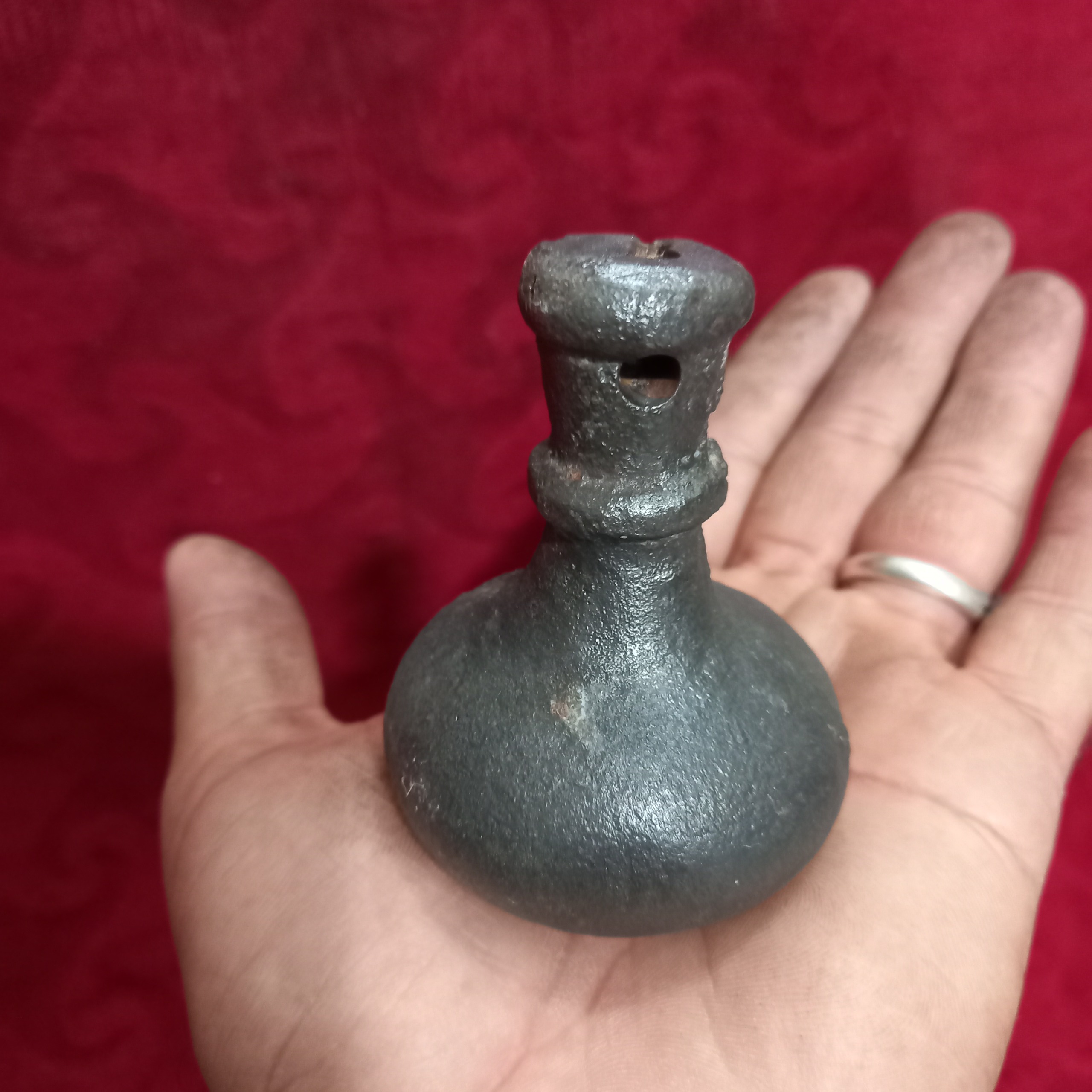 شاقول بناییگلابی فولاد قاجاری