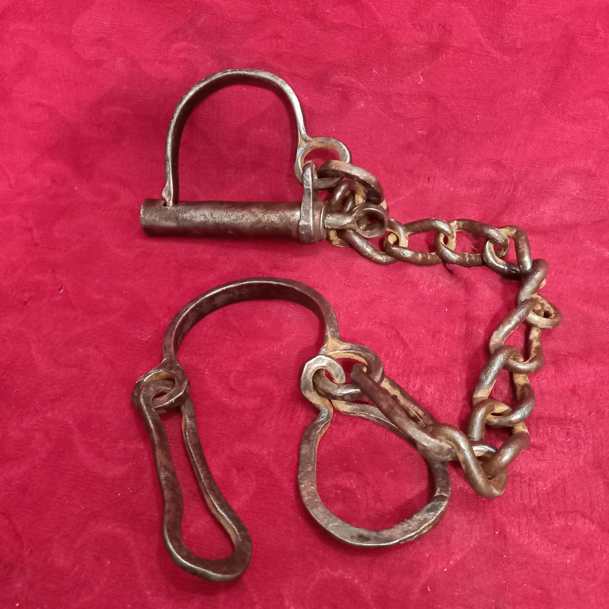 پابند قاجاری فولاد خاص کلکسیونی