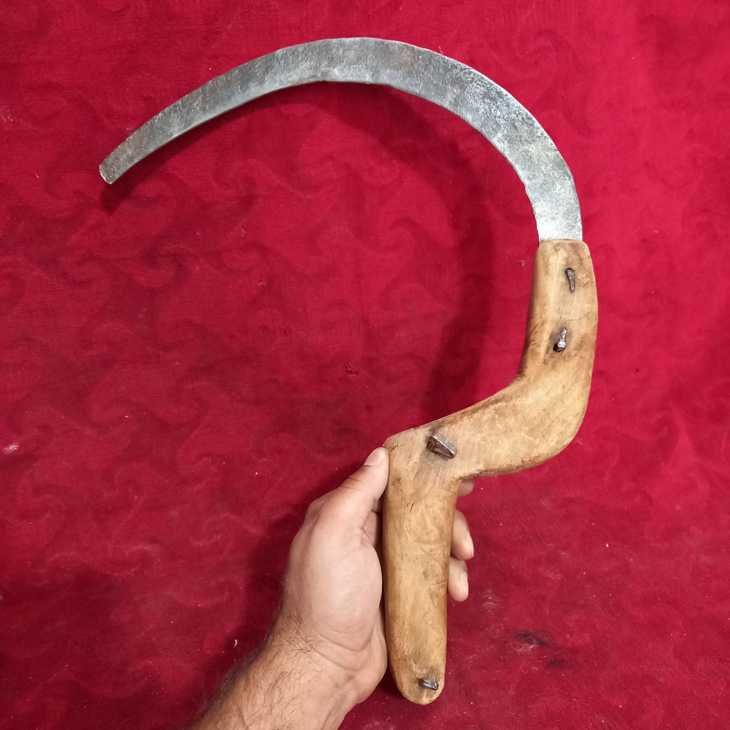 منگال(داس گندم درو خاص زنانه)قاجاری