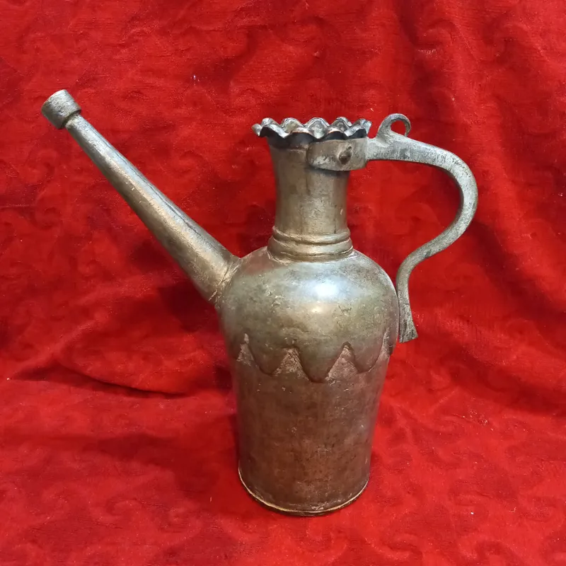 آفتابه زیبایه تهرانی بکرقاجاری،وزن1800گرم