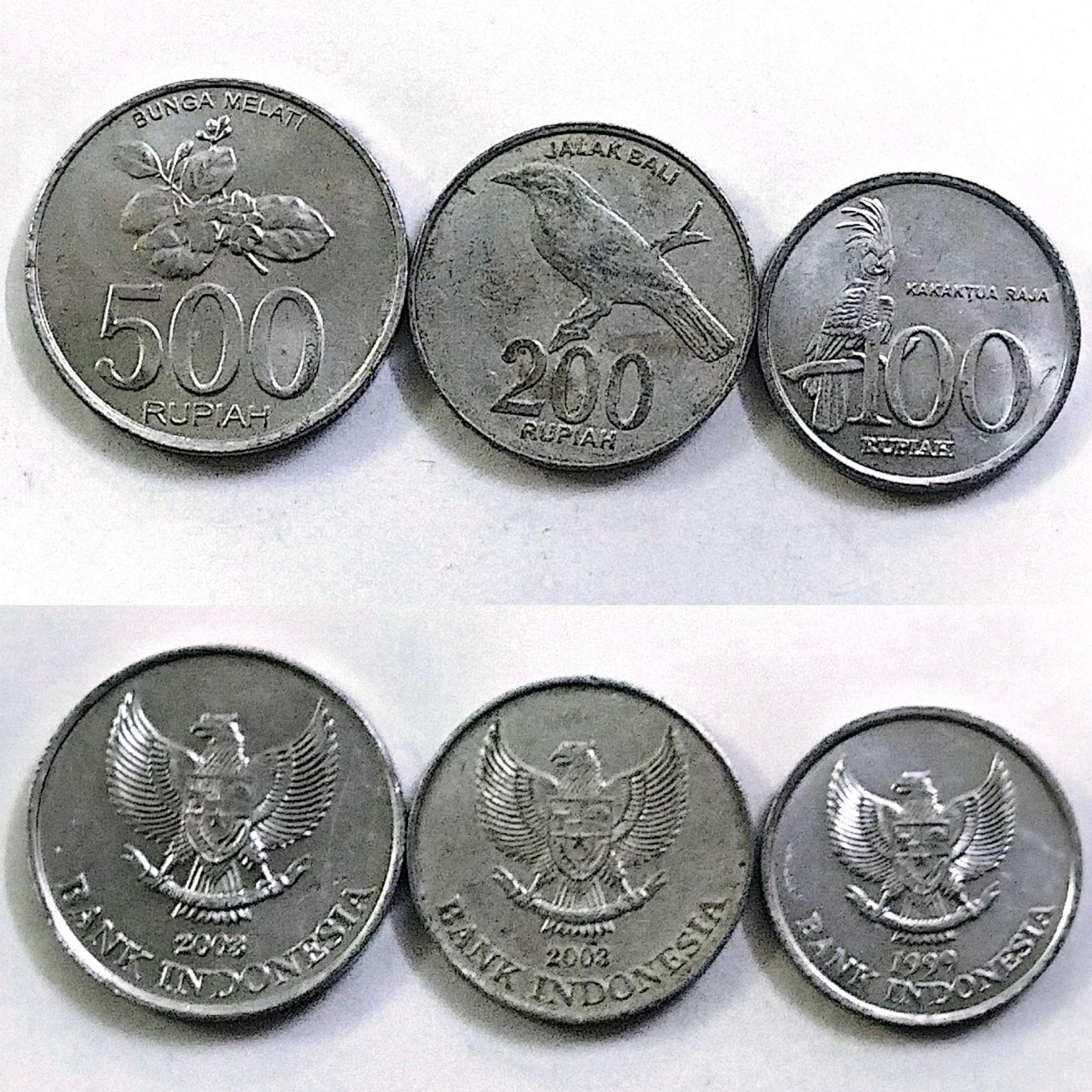 سکه500/200/100 روپیه اندونزی(5952)