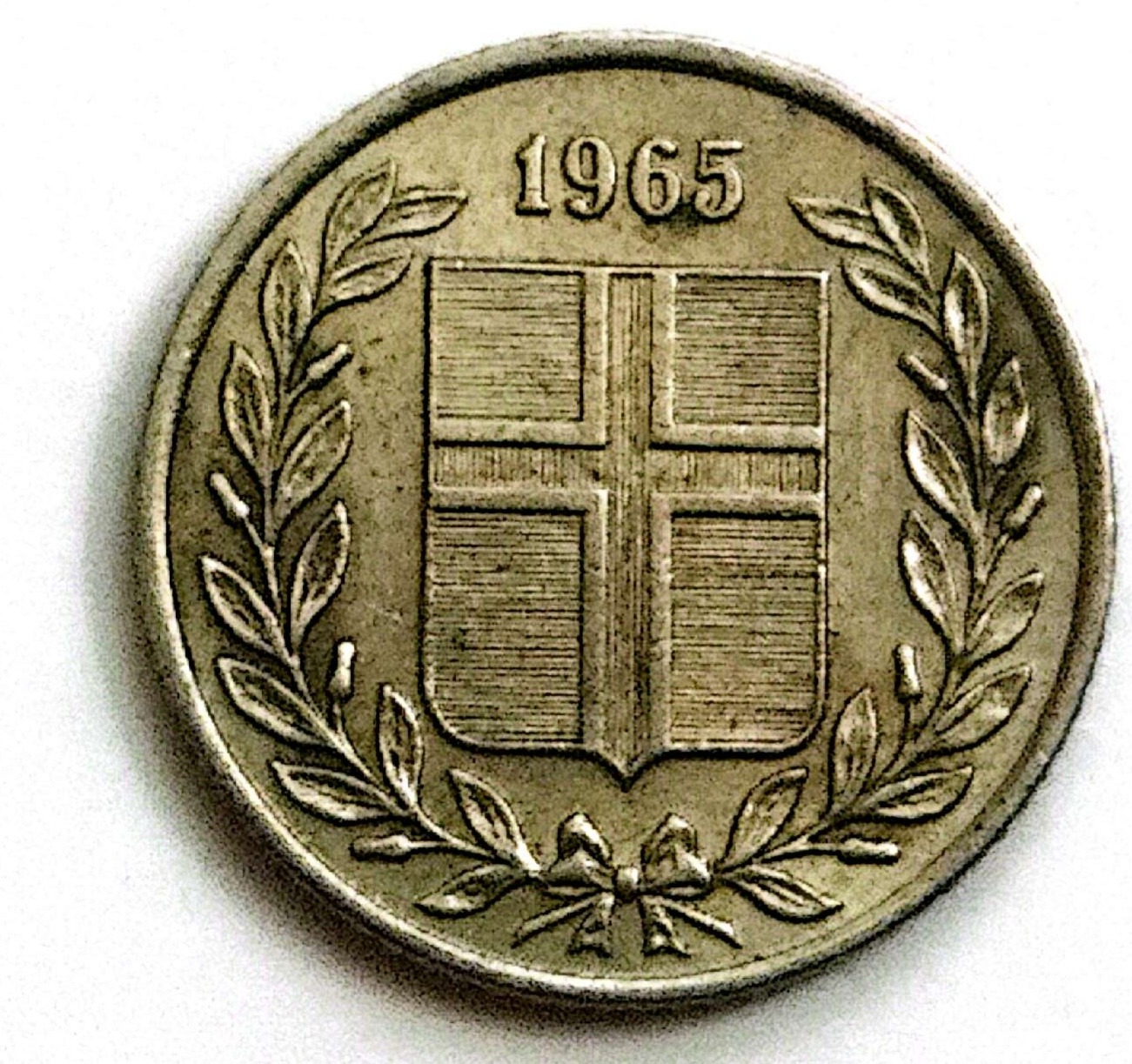 سکه 25یورویر ایسلند 1965(5012)