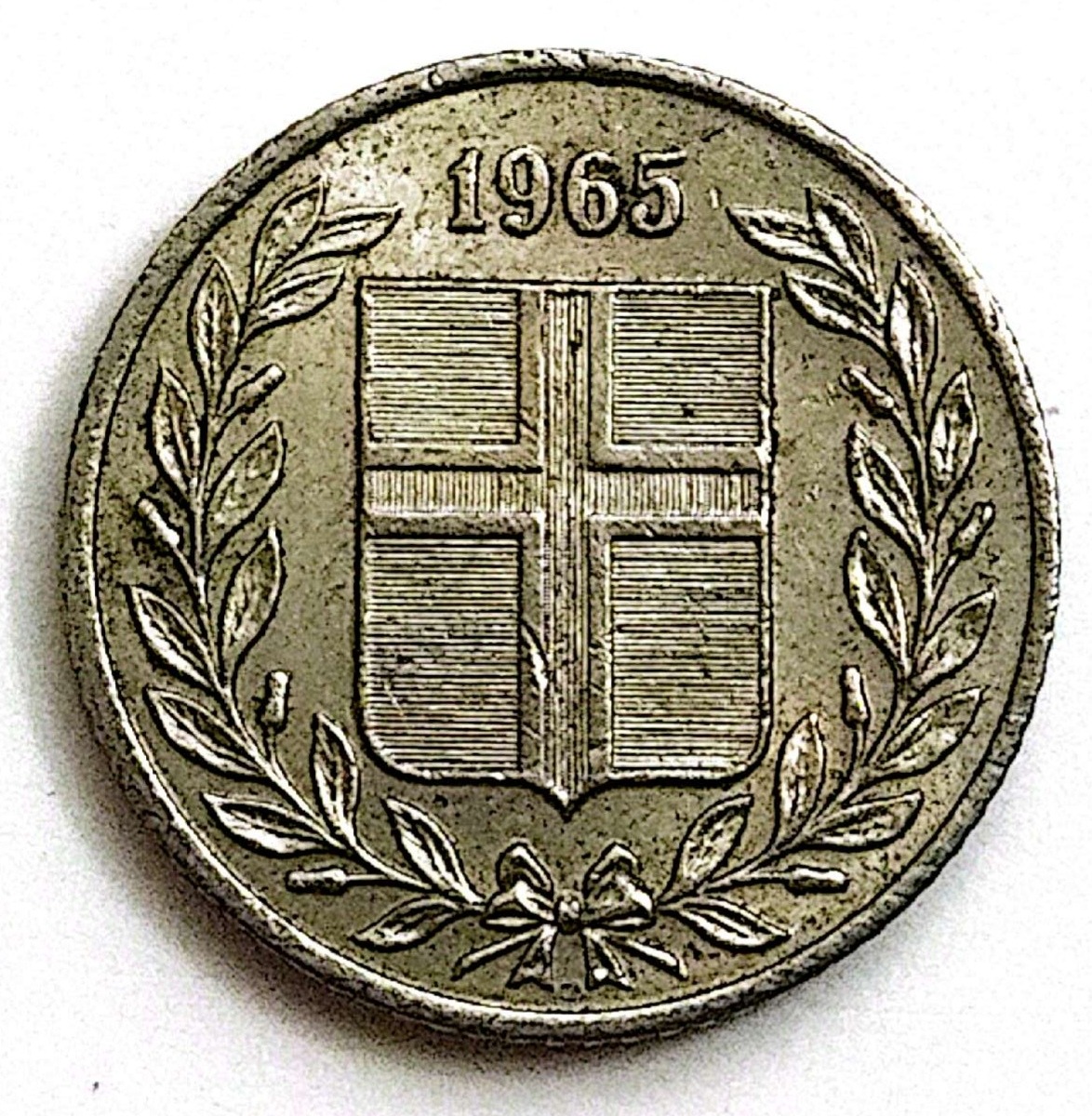 سکه 25یورویر ایسلند 1965(5012)