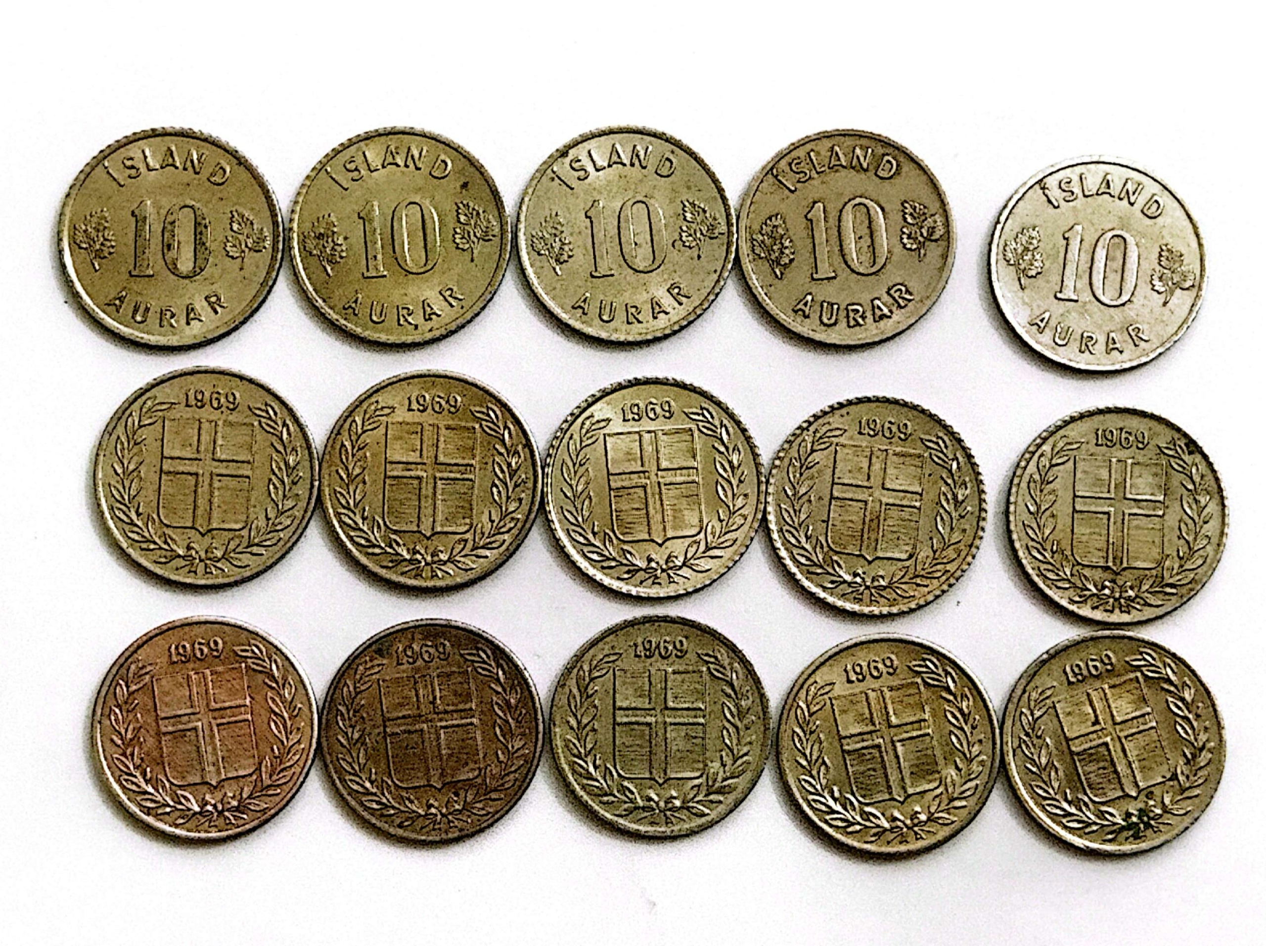 سکه 25یورویر ایسلند 1عدد 1969(5008)